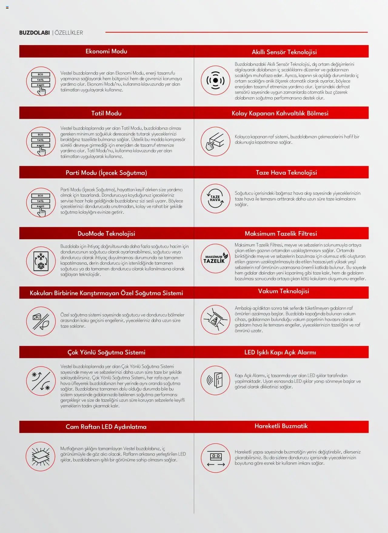 Vestel Beyaz Eşyalar Katalog