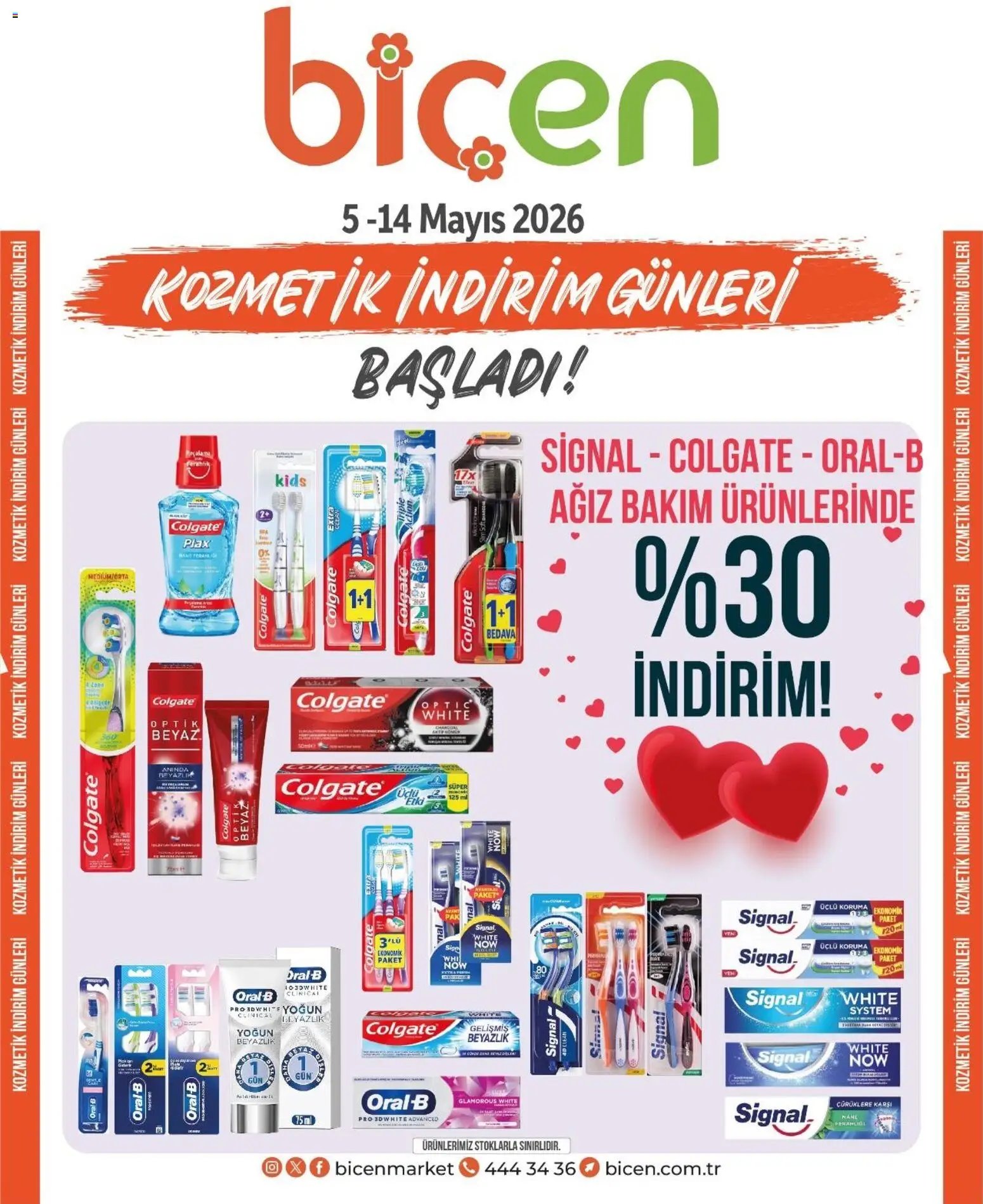 Biçen Market - Kozmetik indirim günleri