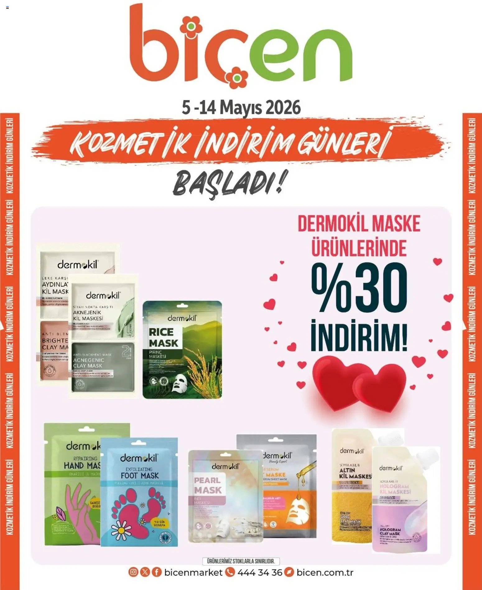Biçen Market - Kozmetik indirim günleri