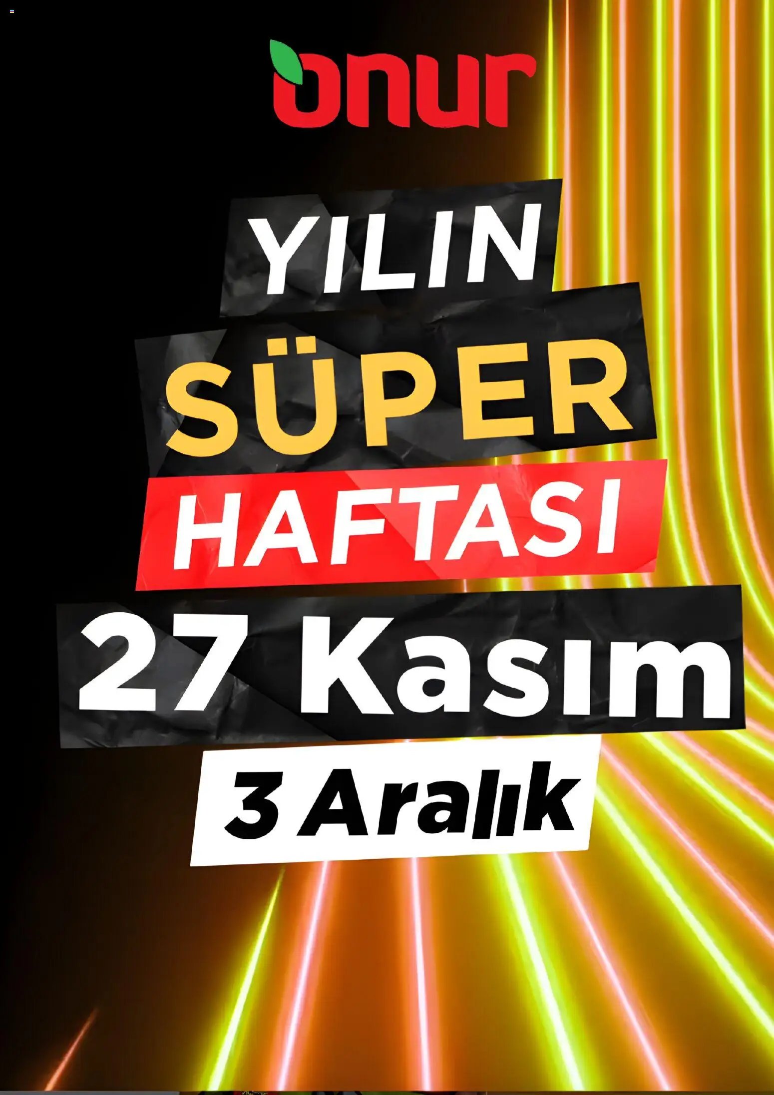 Onur Market Black Friday - Duyuru