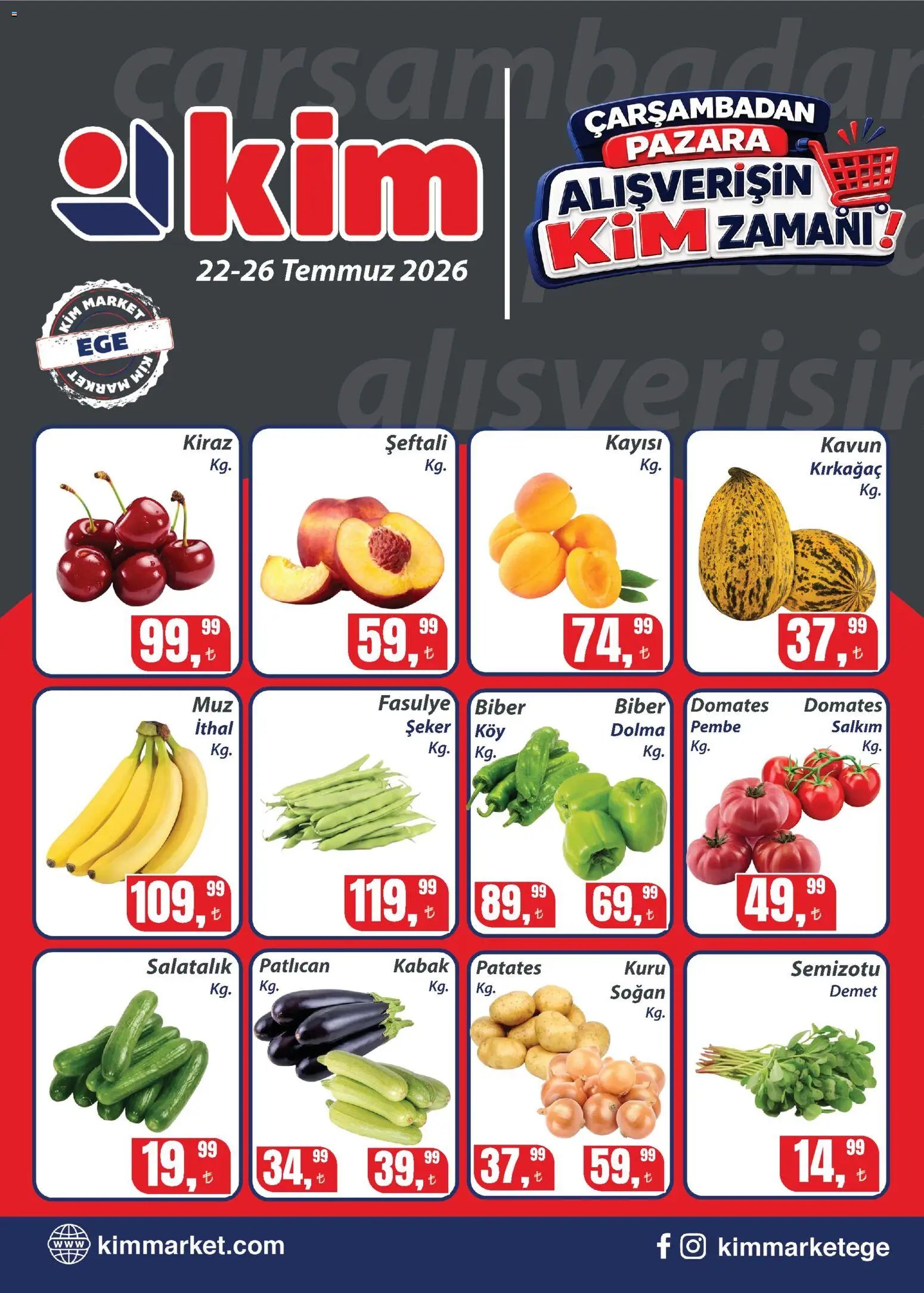 Kim Market - Çarşambadan Pazara - Ege