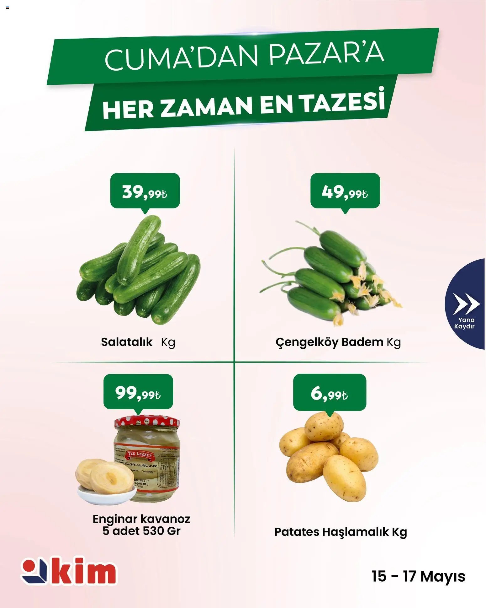Kim Market - Cuma’dan Pazar’a