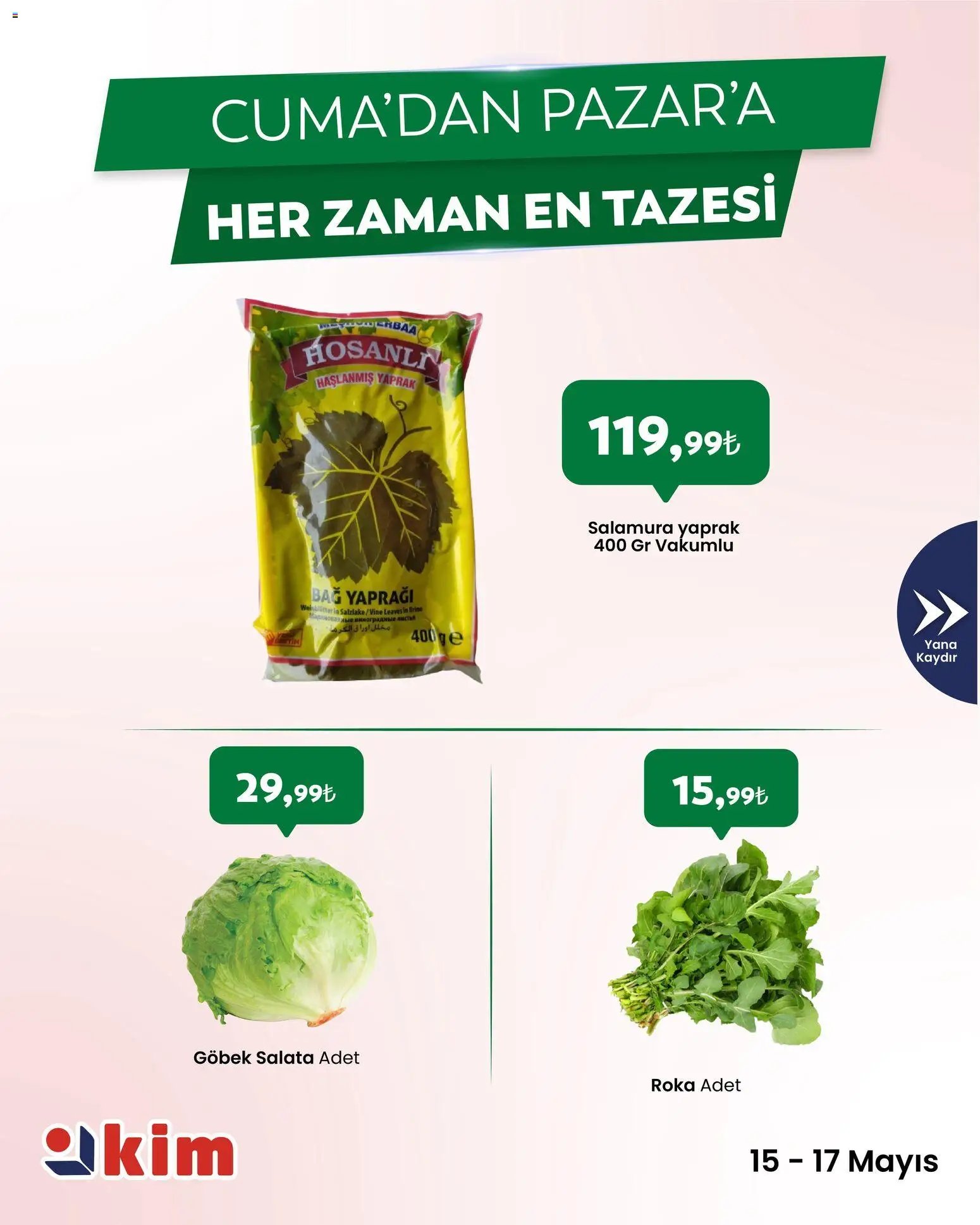 Kim Market - Cuma’dan Pazar’a