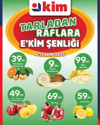 Kim Market Tarladan Raflara Ekim Şenliği