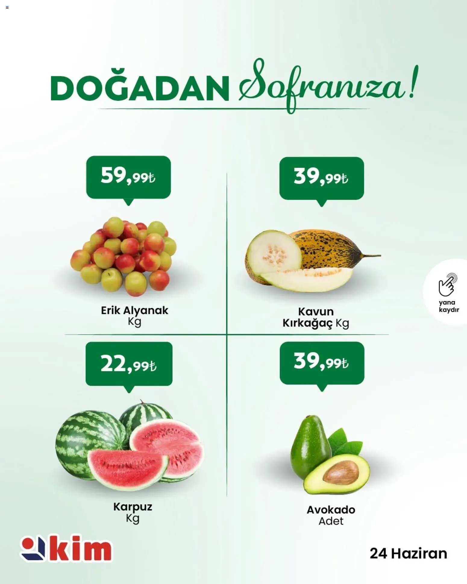 Kim Market - Sebze ve meyve