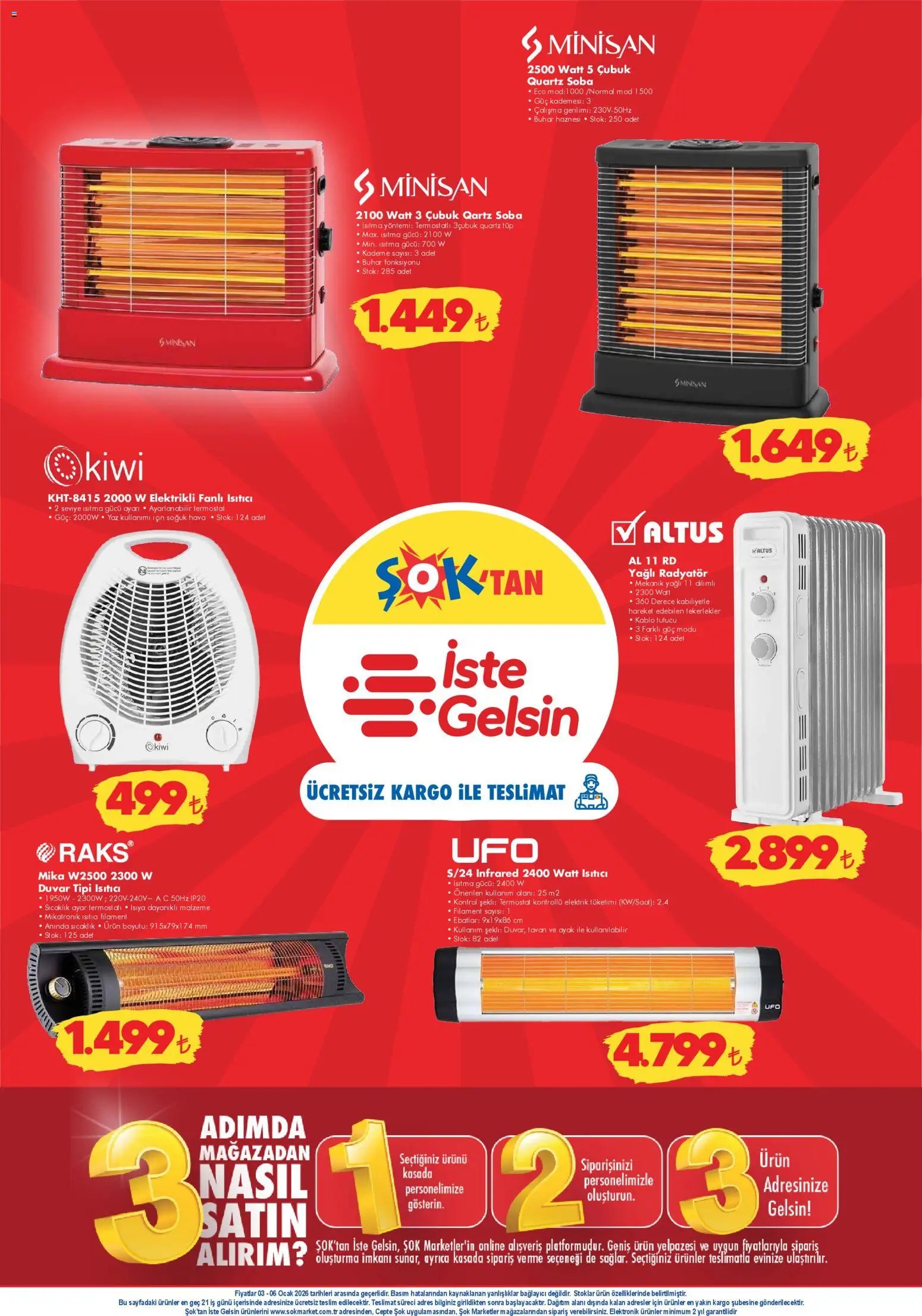 Şok Market Hafta sonu fırsatları