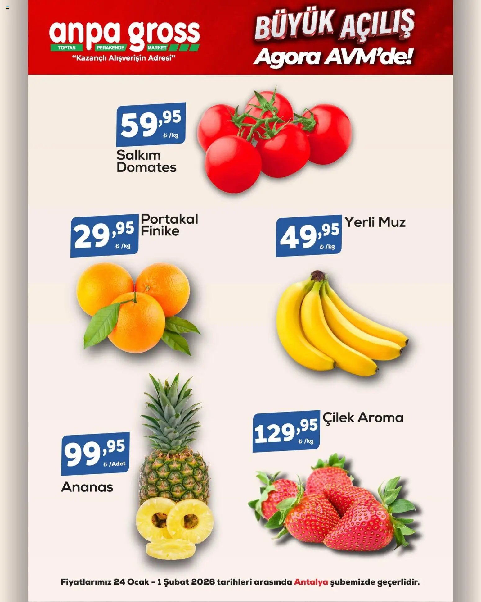 Anpa Gross - Açılışa özel fırsatları kaçırma!