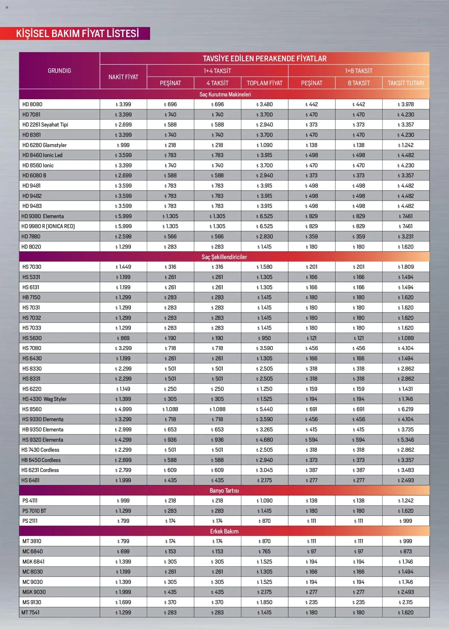 Arçelik Katalog