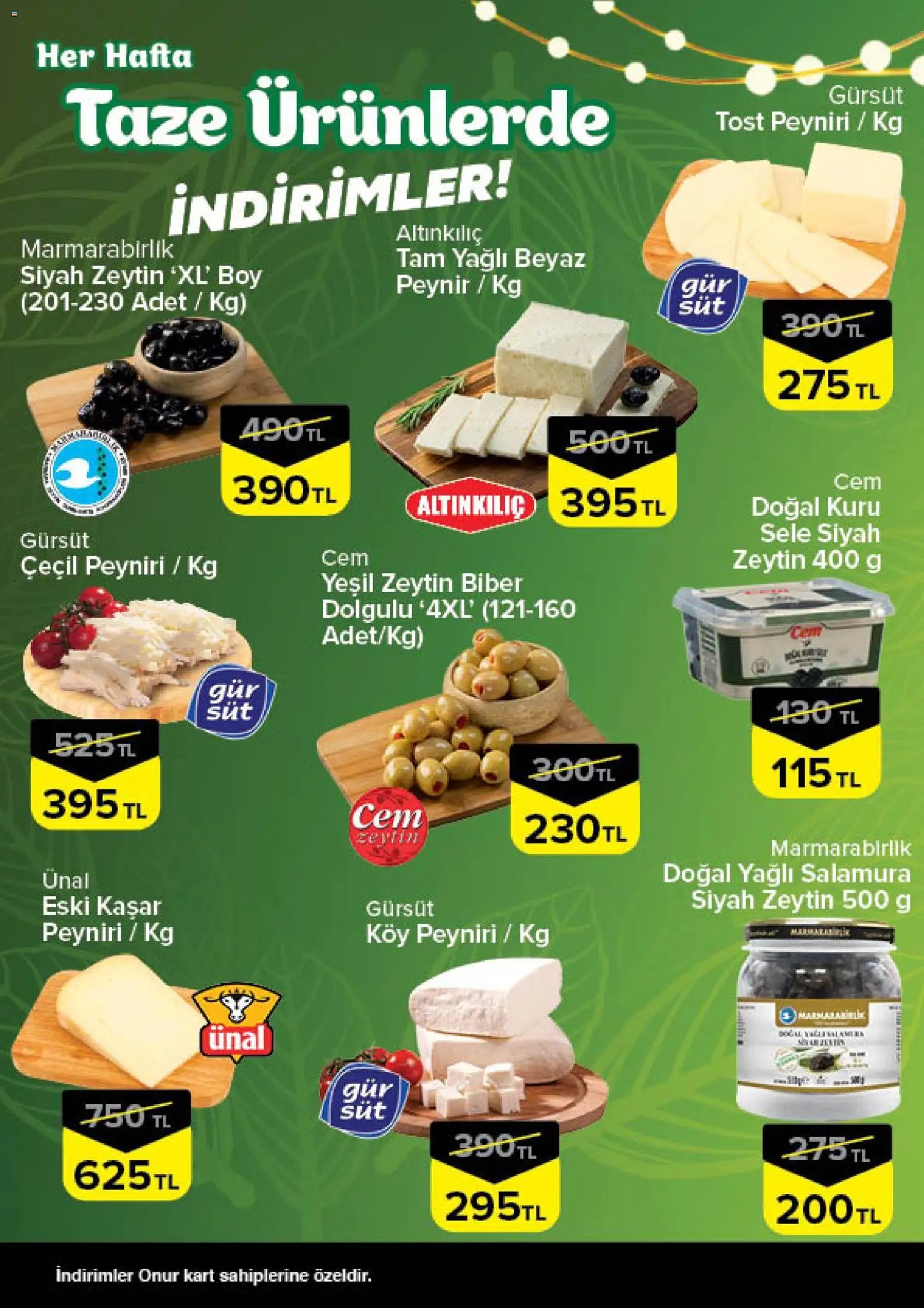 Onur Market - Taze Ürünlerde İndirimler - İstanbul
