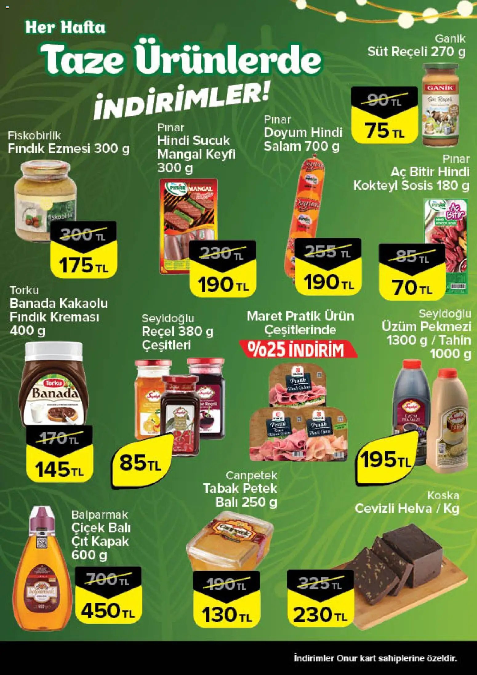 Onur Market - Taze Ürünlerde İndirimler - İstanbul