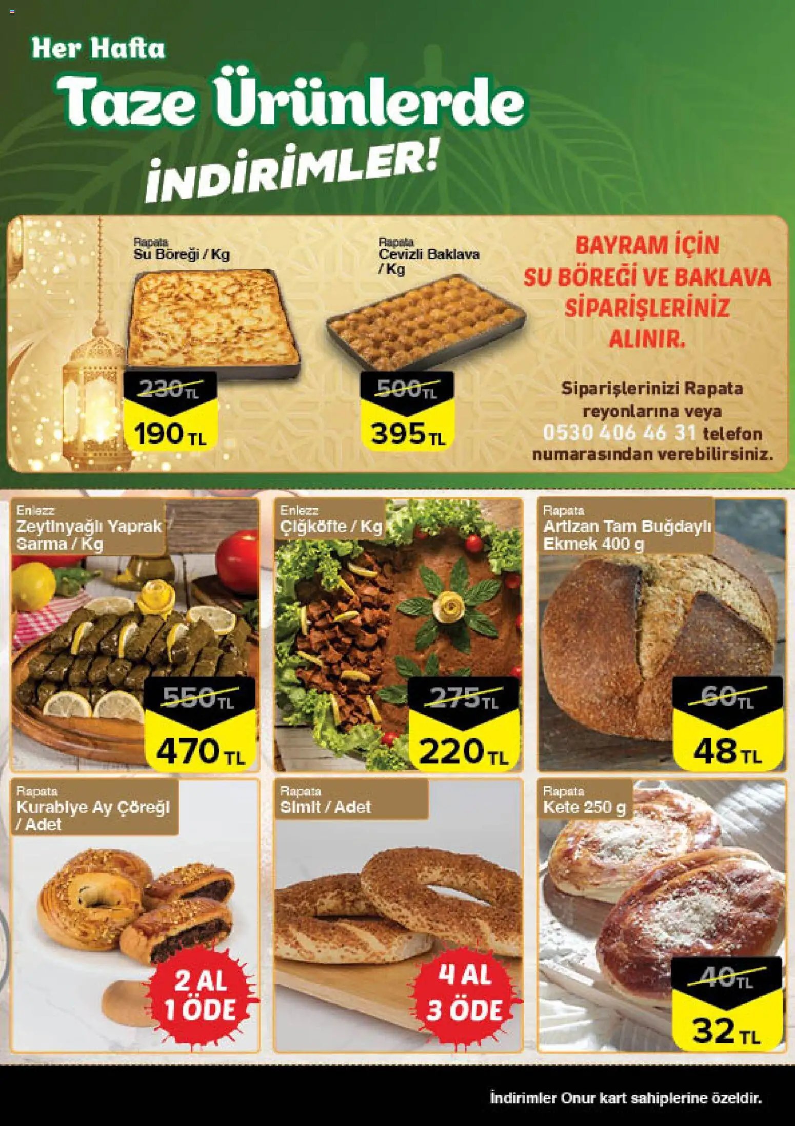 Onur Market - Taze Ürünlerde İndirimler - İstanbul