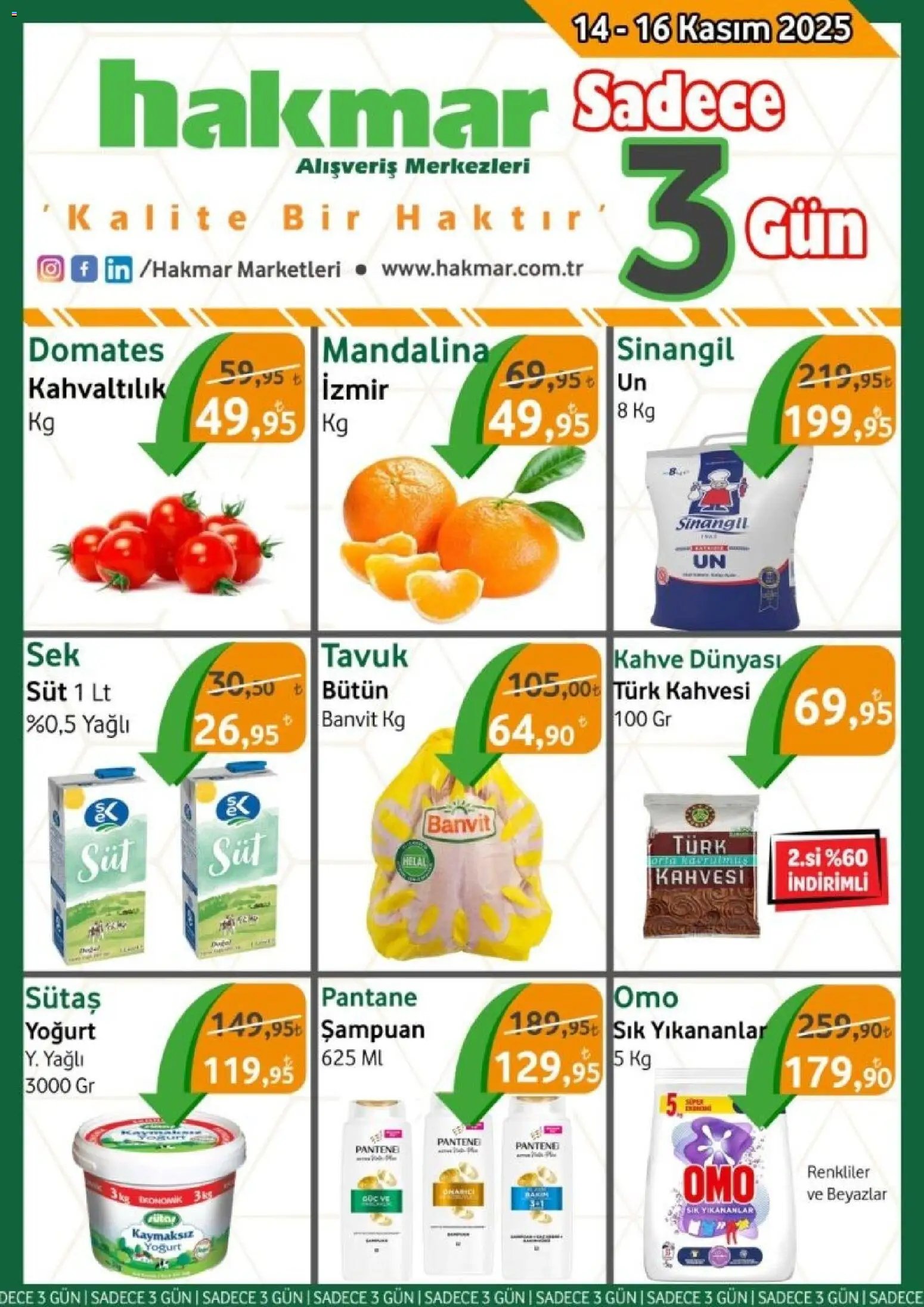 Hakmar - Katalog Sadece 3 Gün