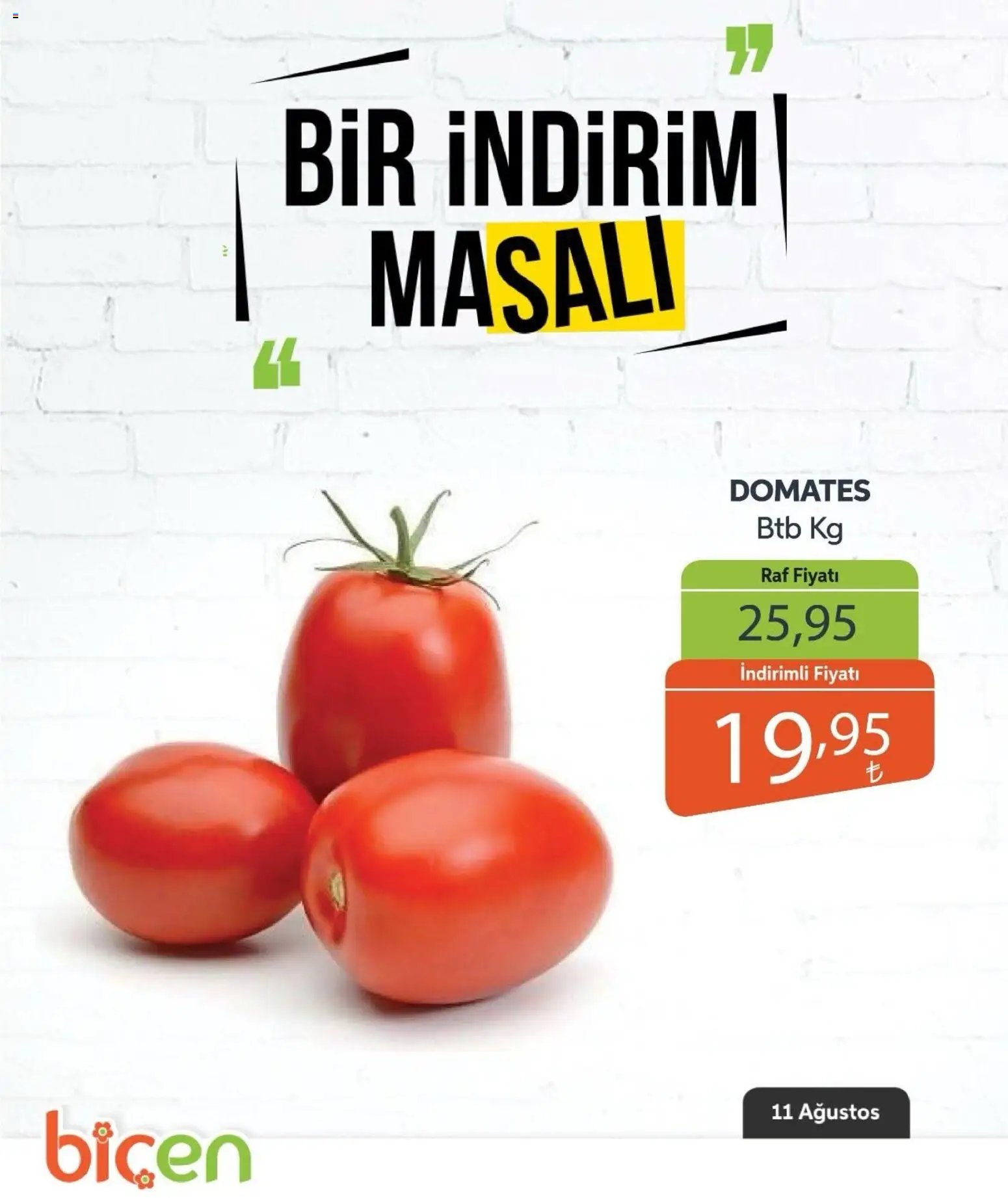 Biçen Market - Bir İndirim MaSalı - sebze