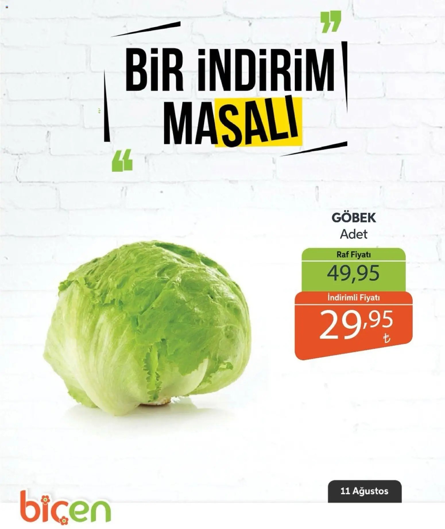 Biçen Market - Bir İndirim MaSalı - sebze