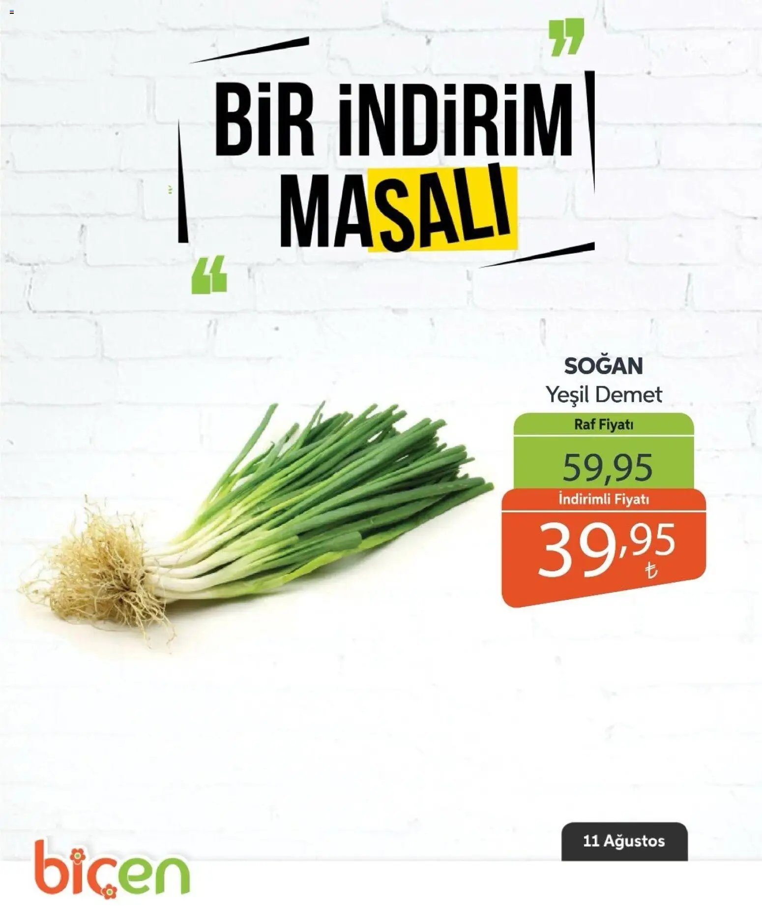 Biçen Market - Bir İndirim MaSalı - sebze
