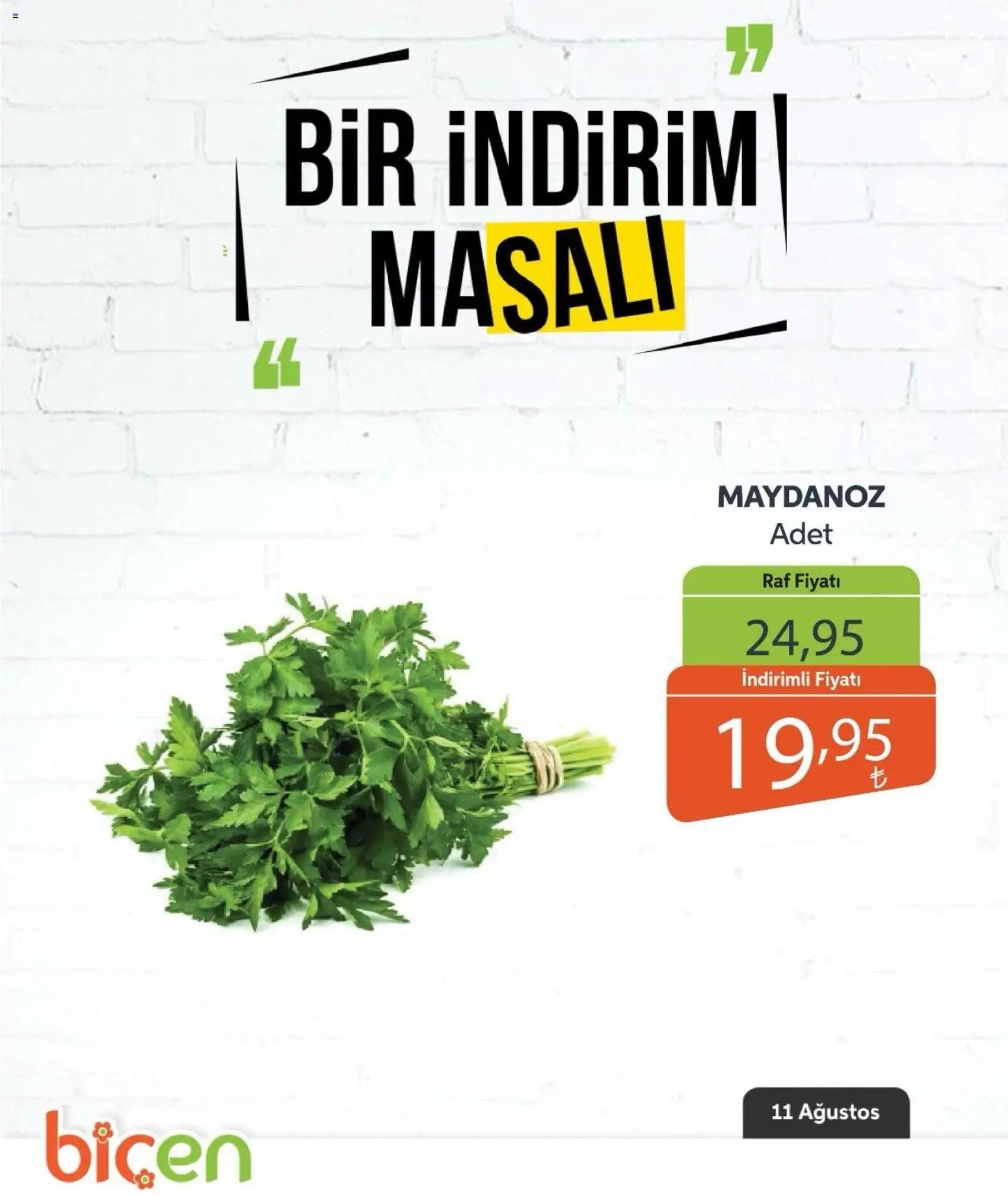 Biçen Market - Bir İndirim MaSalı - sebze