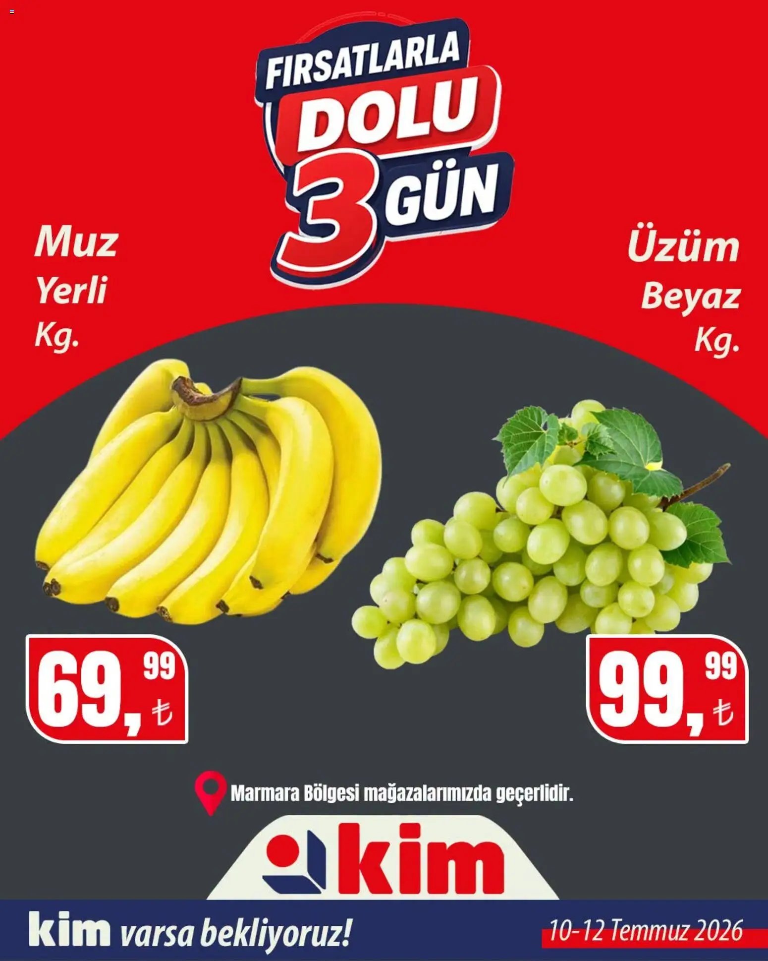 Kim Market - Fırsatlarla Dolu 3 Gün
