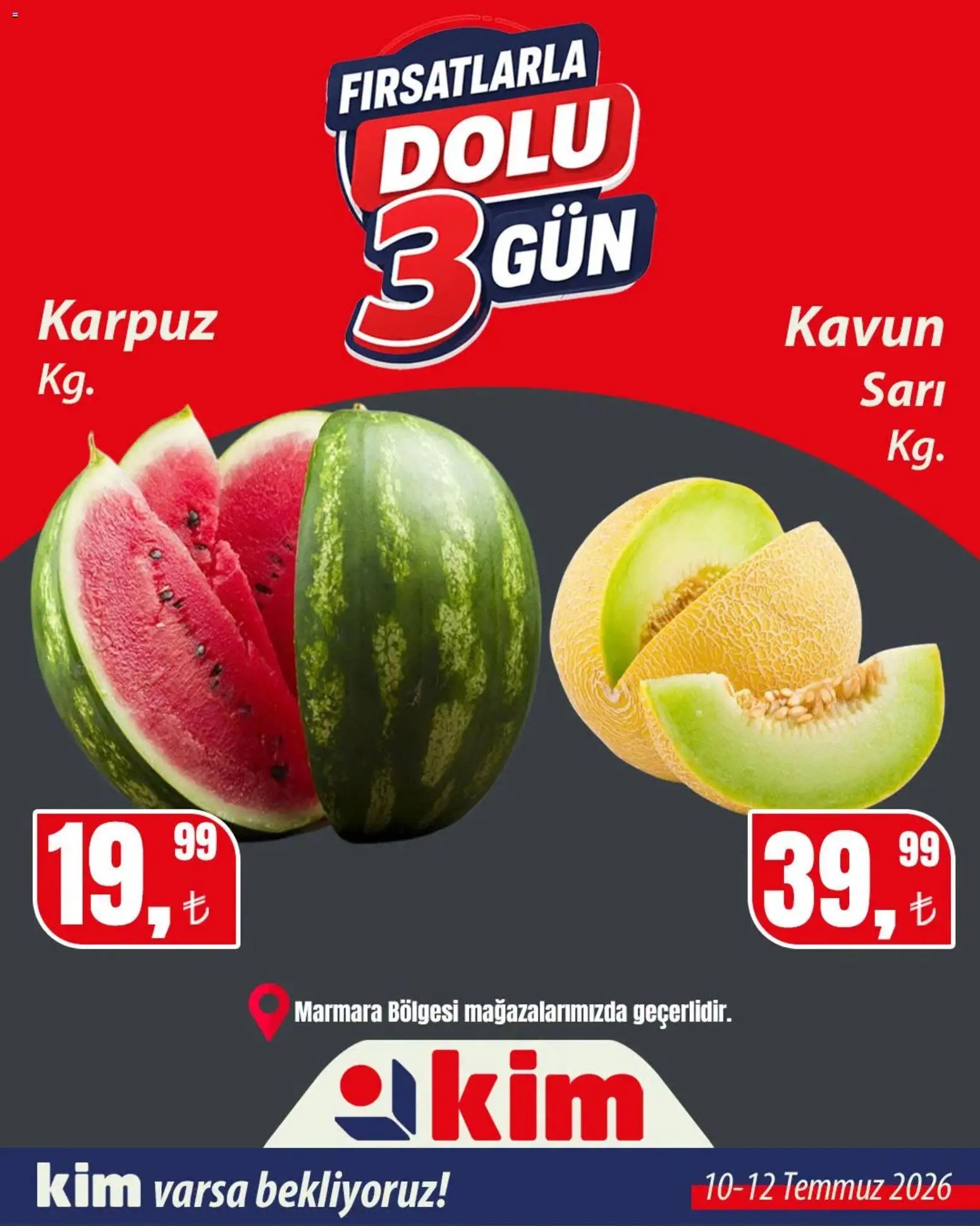 Kim Market - Fırsatlarla Dolu 3 Gün