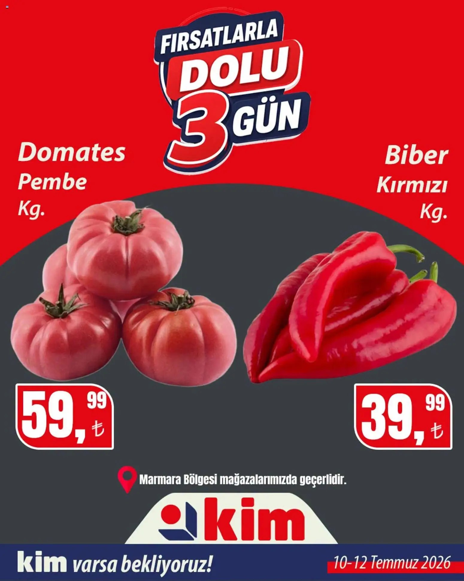 Kim Market - Fırsatlarla Dolu 3 Gün