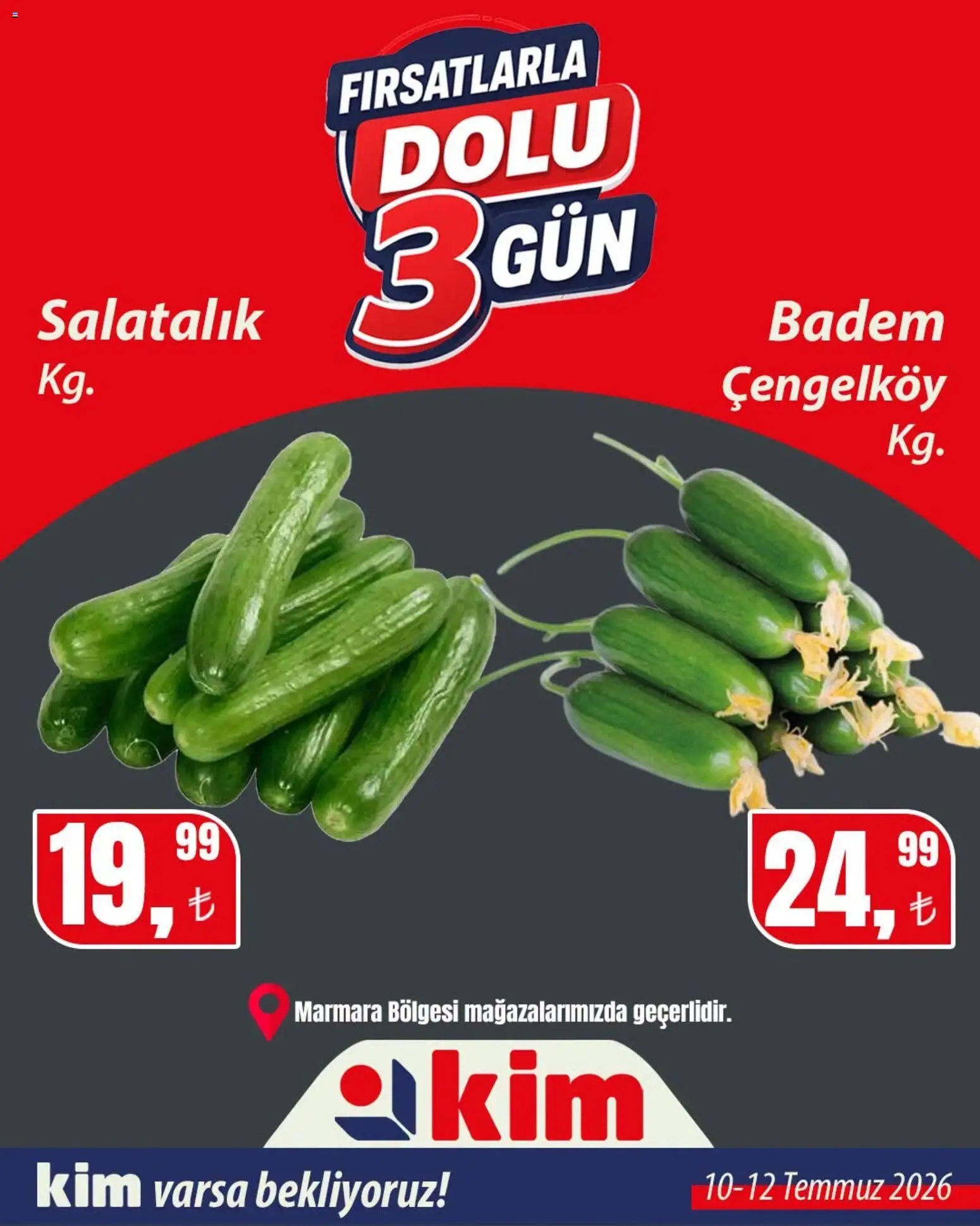 Kim Market - Fırsatlarla Dolu 3 Gün