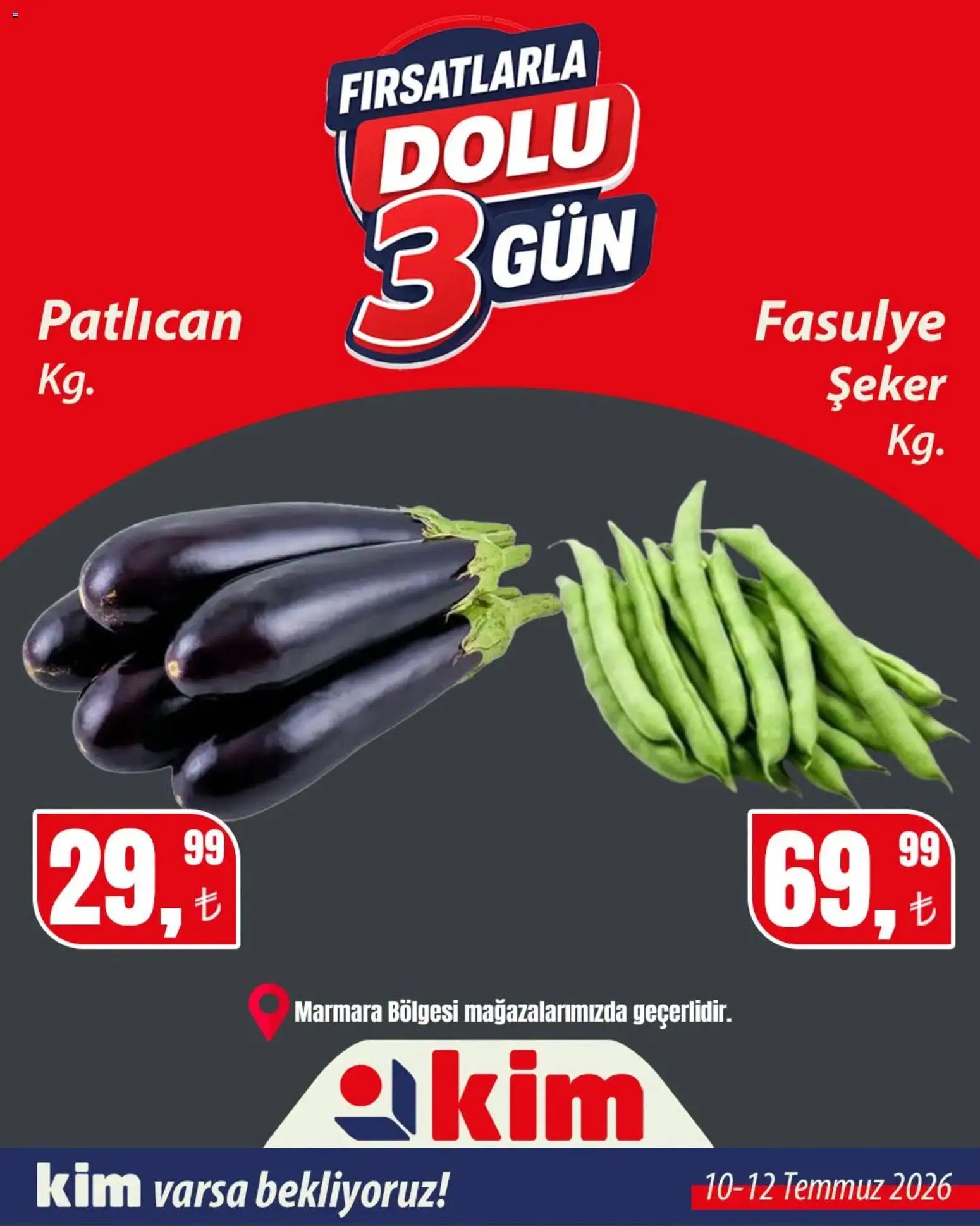 Kim Market - Fırsatlarla Dolu 3 Gün
