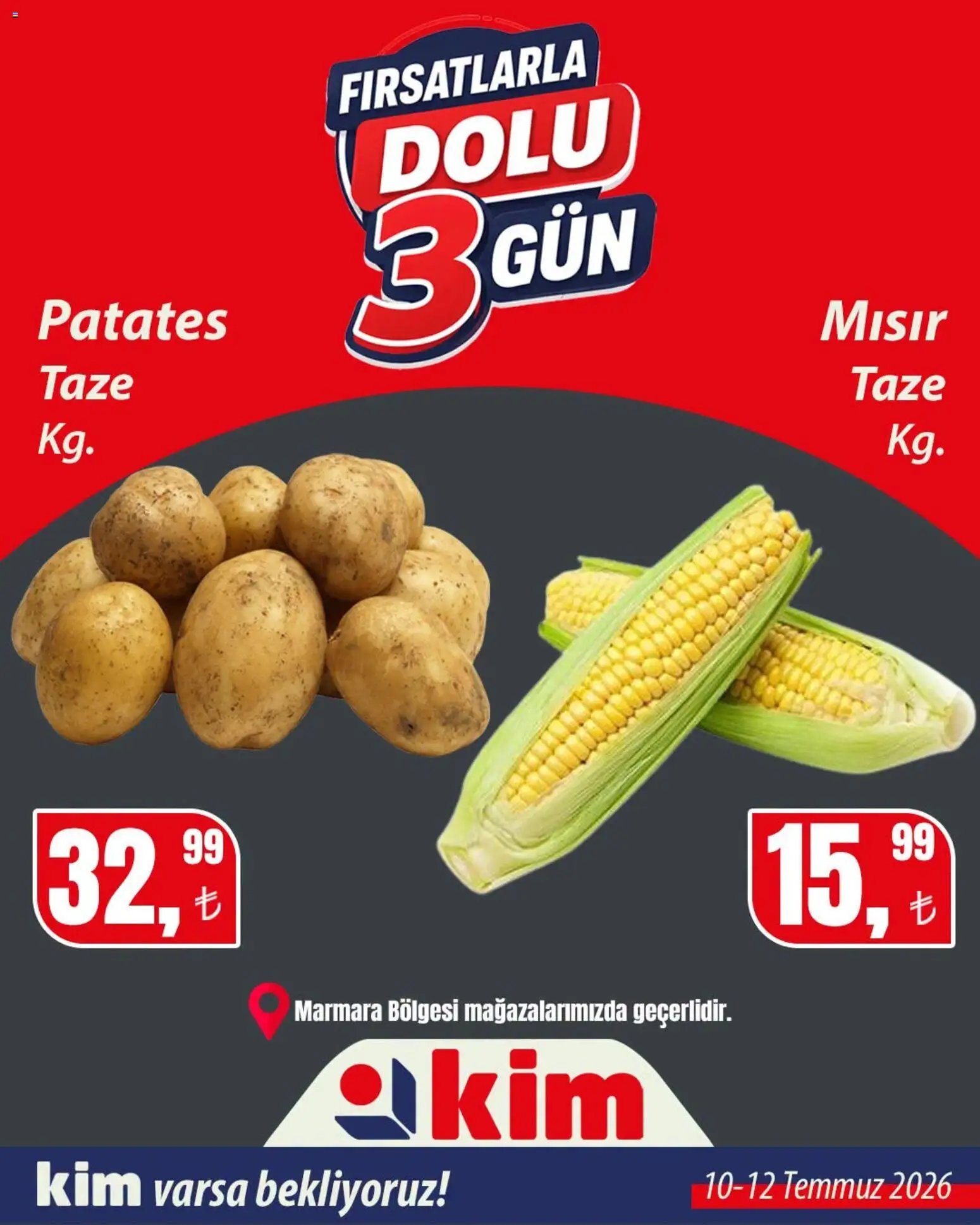 Kim Market - Fırsatlarla Dolu 3 Gün