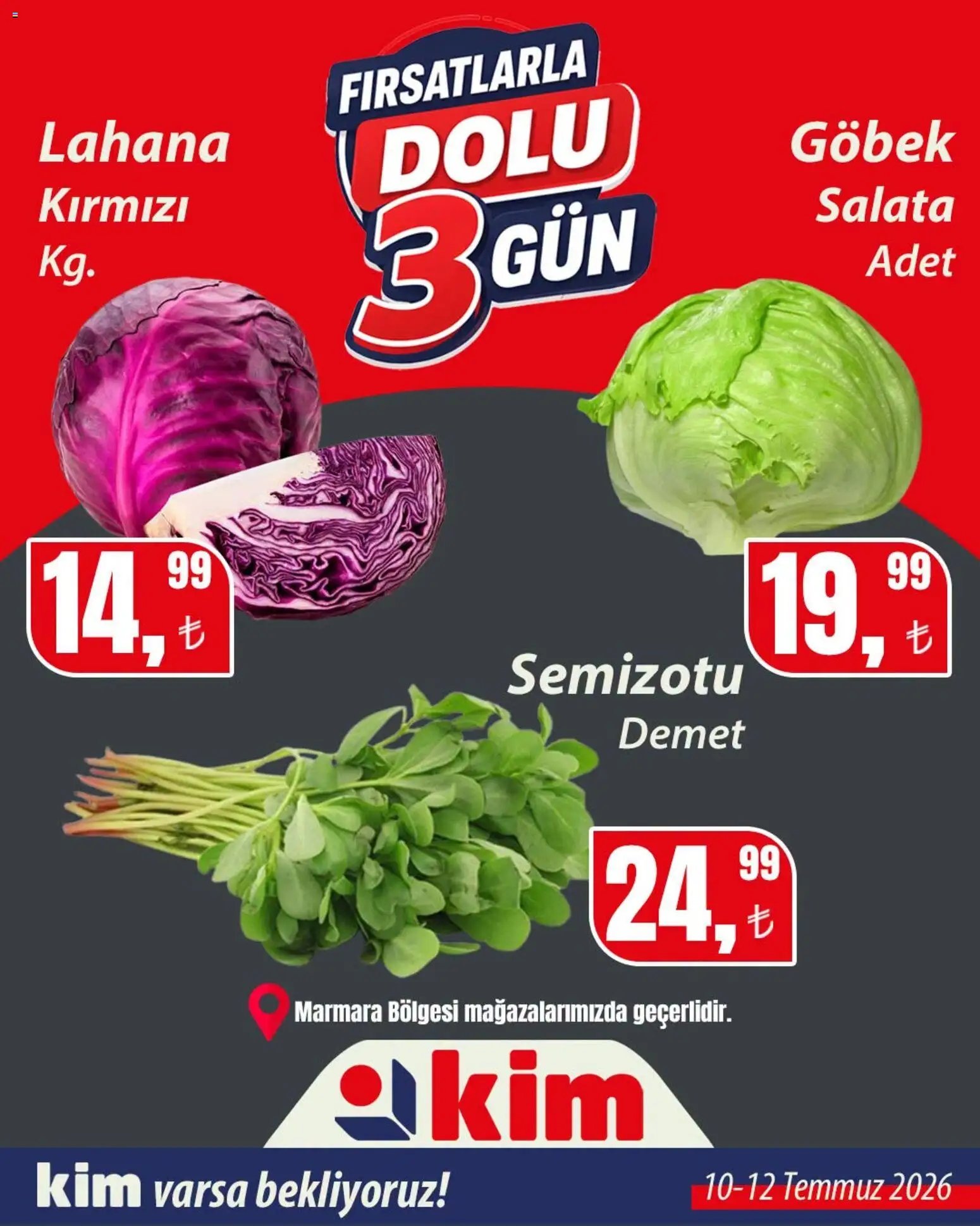 Kim Market - Fırsatlarla Dolu 3 Gün