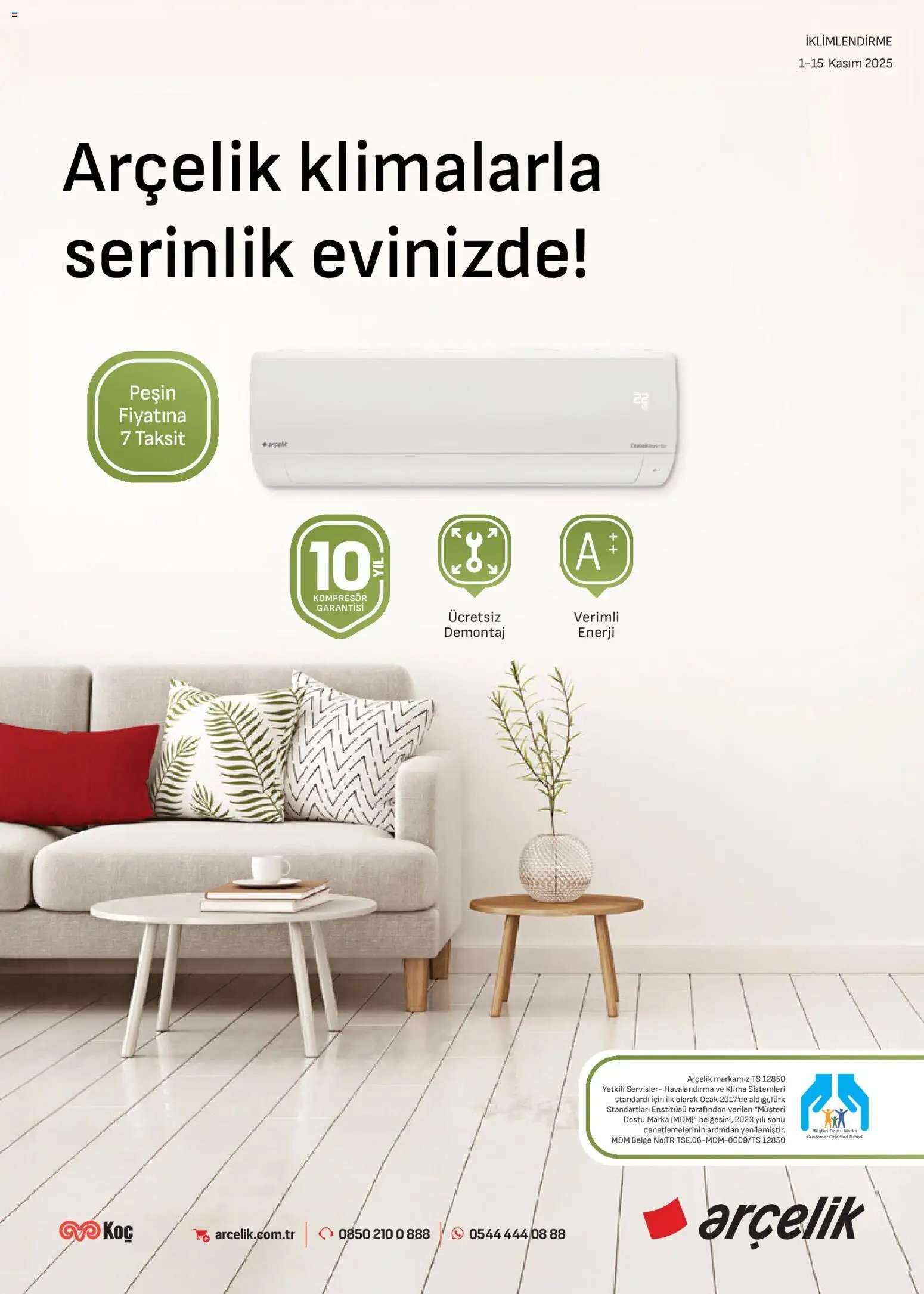 Arçelik İklimlendirme Kataloğu