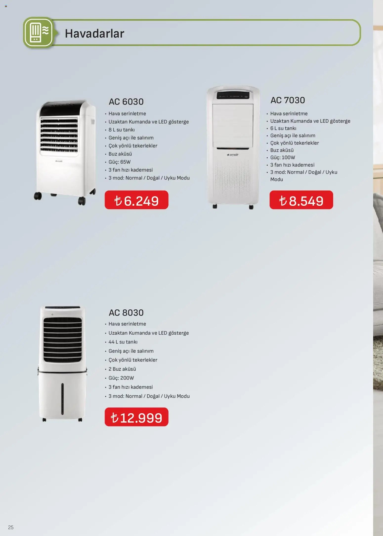 Arçelik İklimlendirme Kataloğu