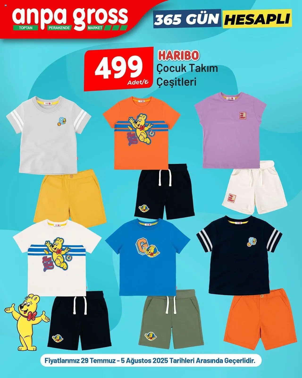 Anpa Gross Haribo kadar tatlı yaz kombinleri