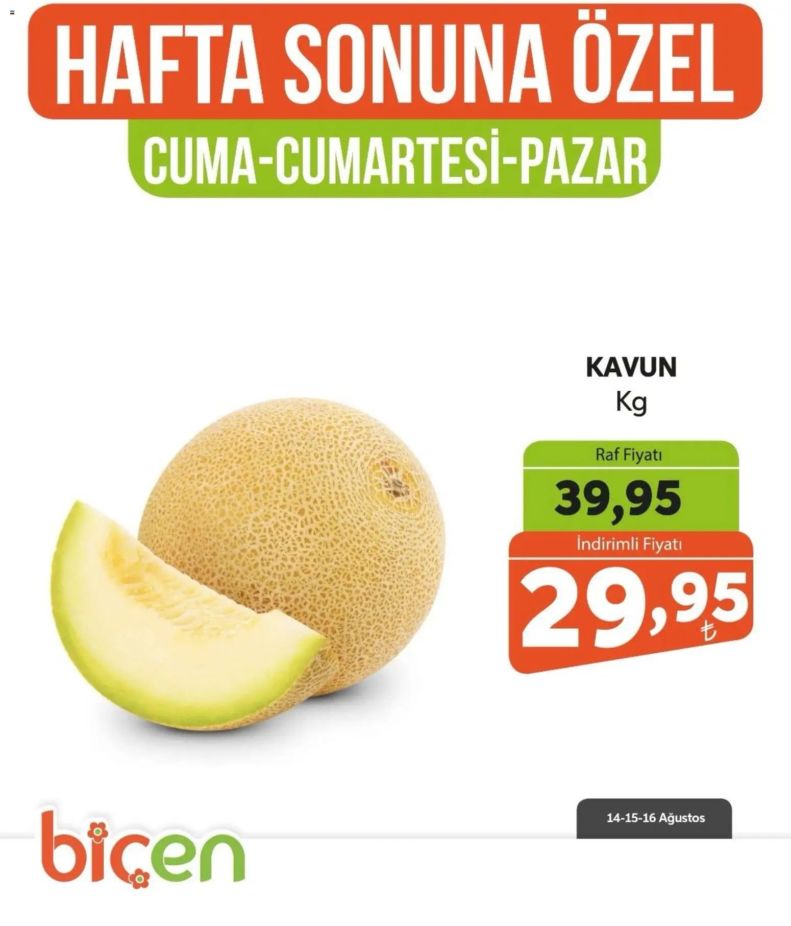 Biçen Market - Hafta Sonuna Özel - Meyve İndirimi