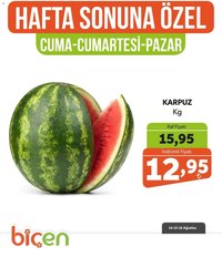 Biçen Market - Hafta Sonuna Özel - Meyve İndirimi