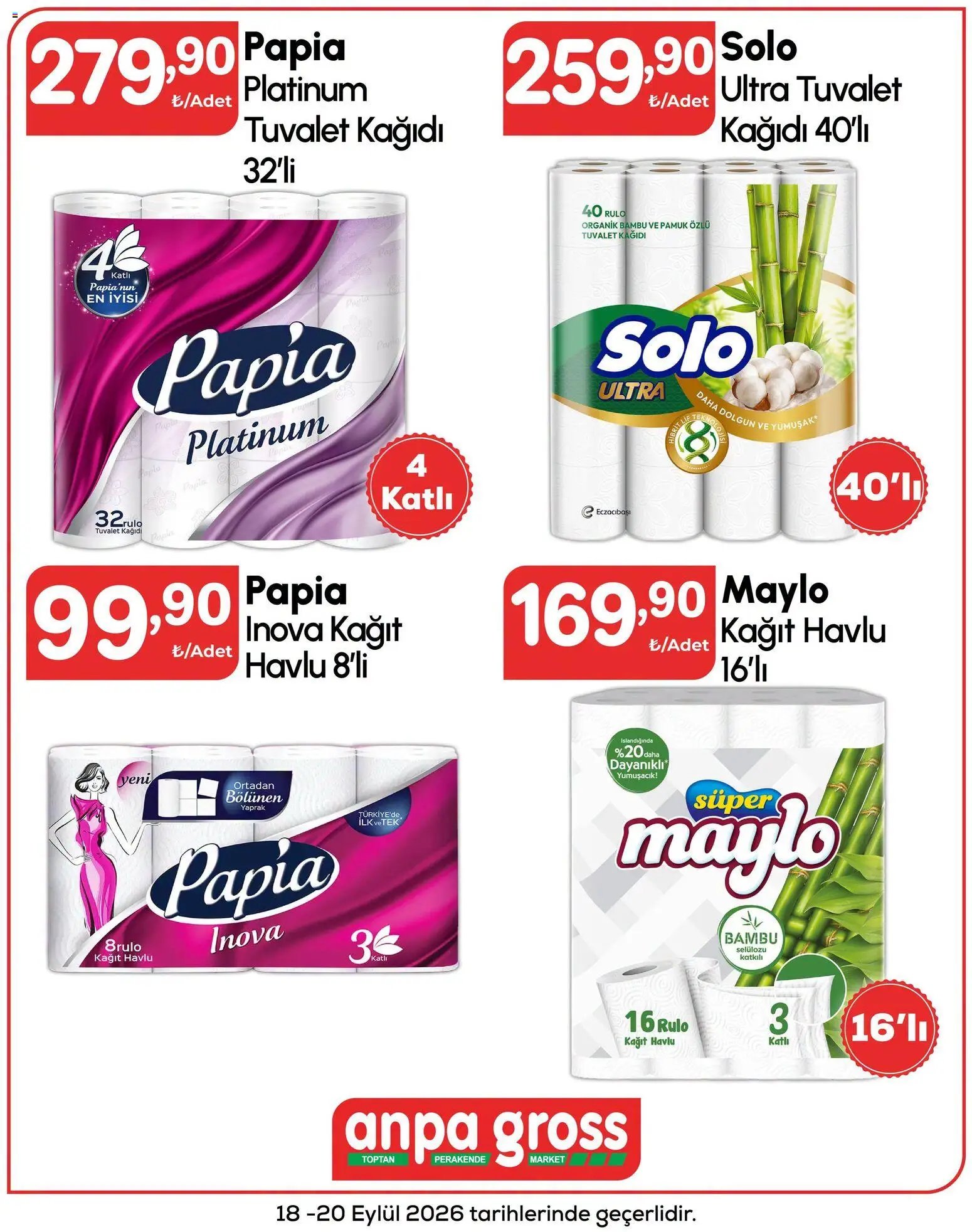 Anpa Gross - Hafta sonu fırsatları