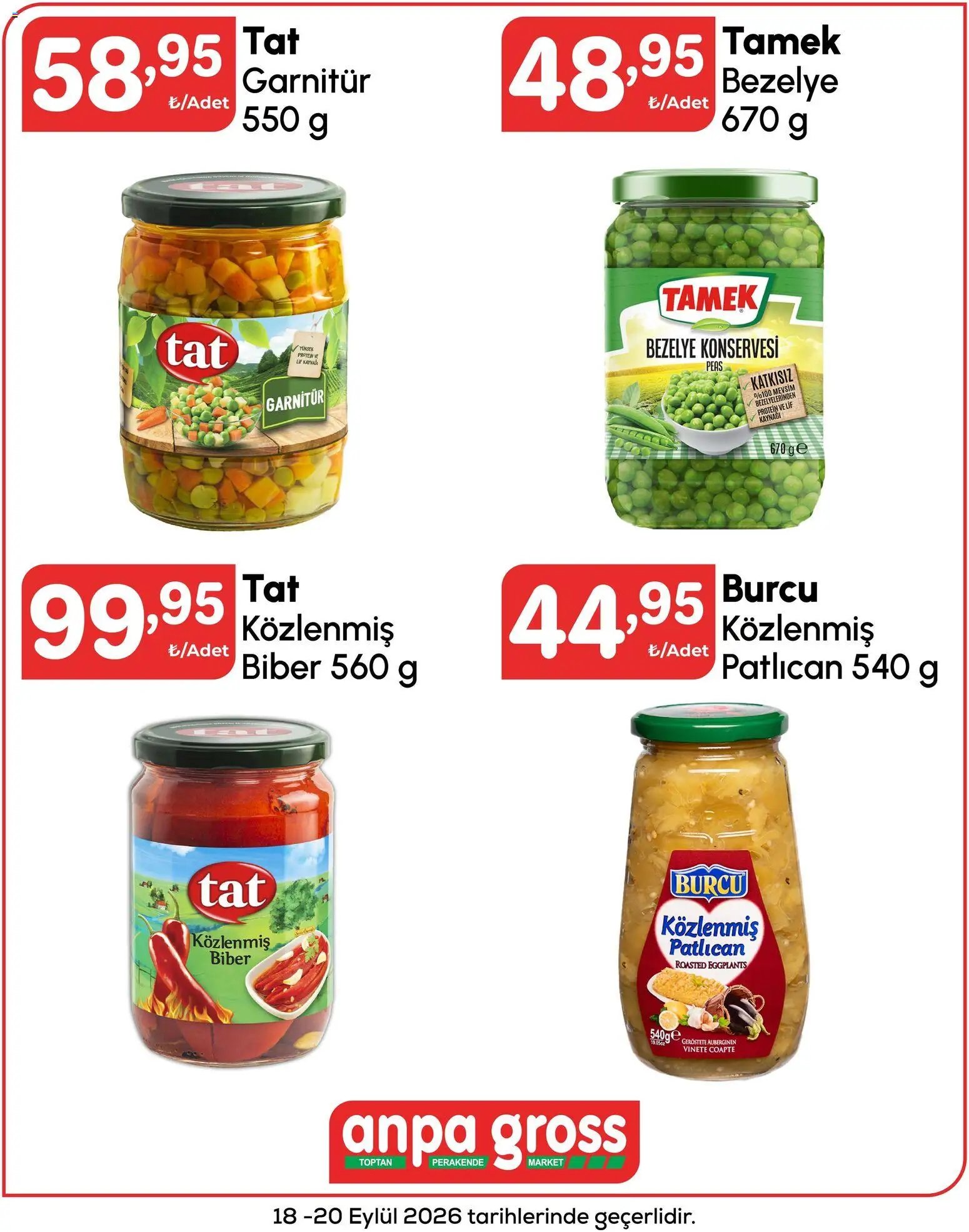 Anpa Gross - Hafta sonu fırsatları