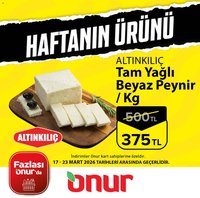 Onur Market - Haftanın Ürünü