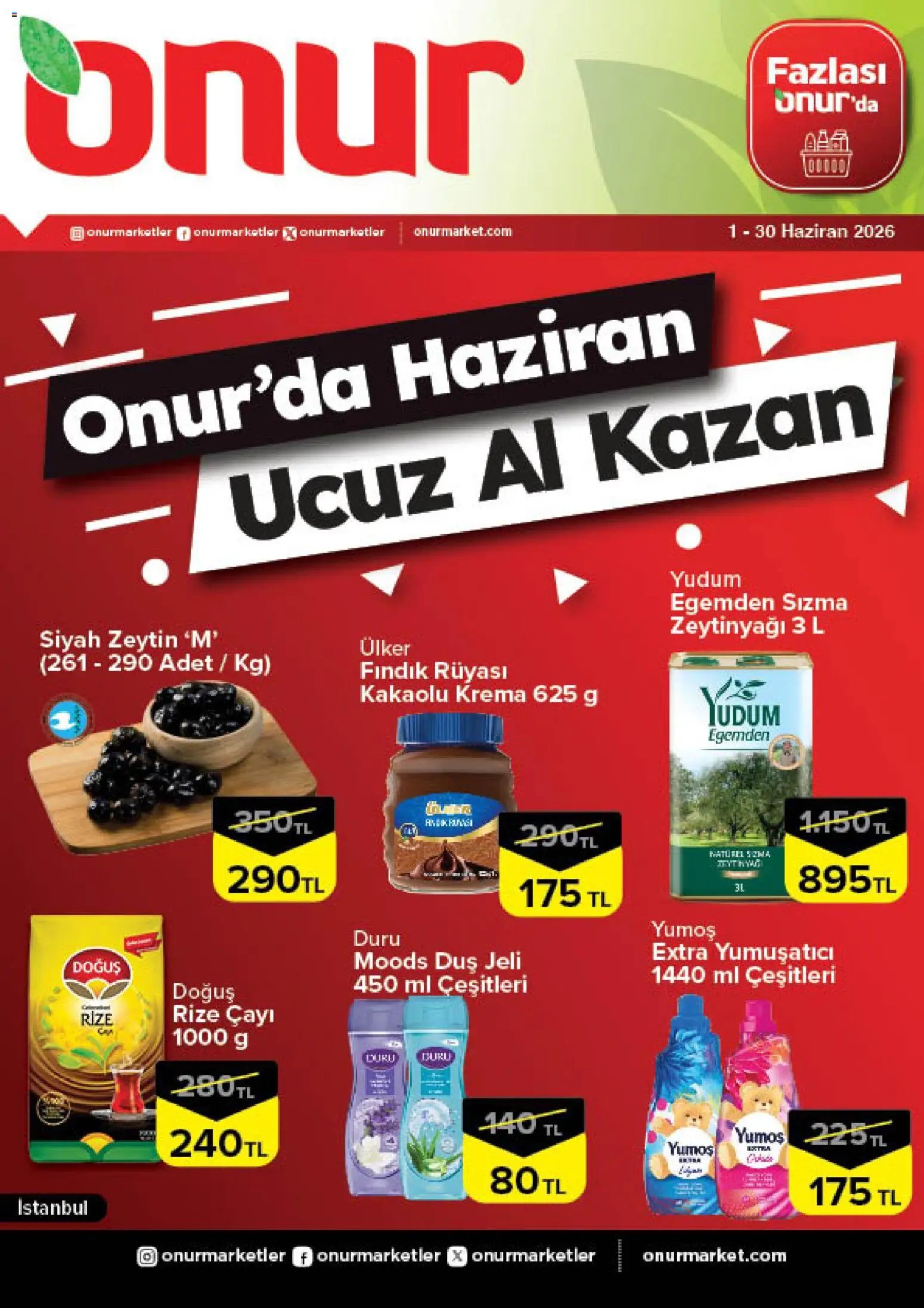 Onur Market - Onur'da Haziran Ucuz Al Kazan