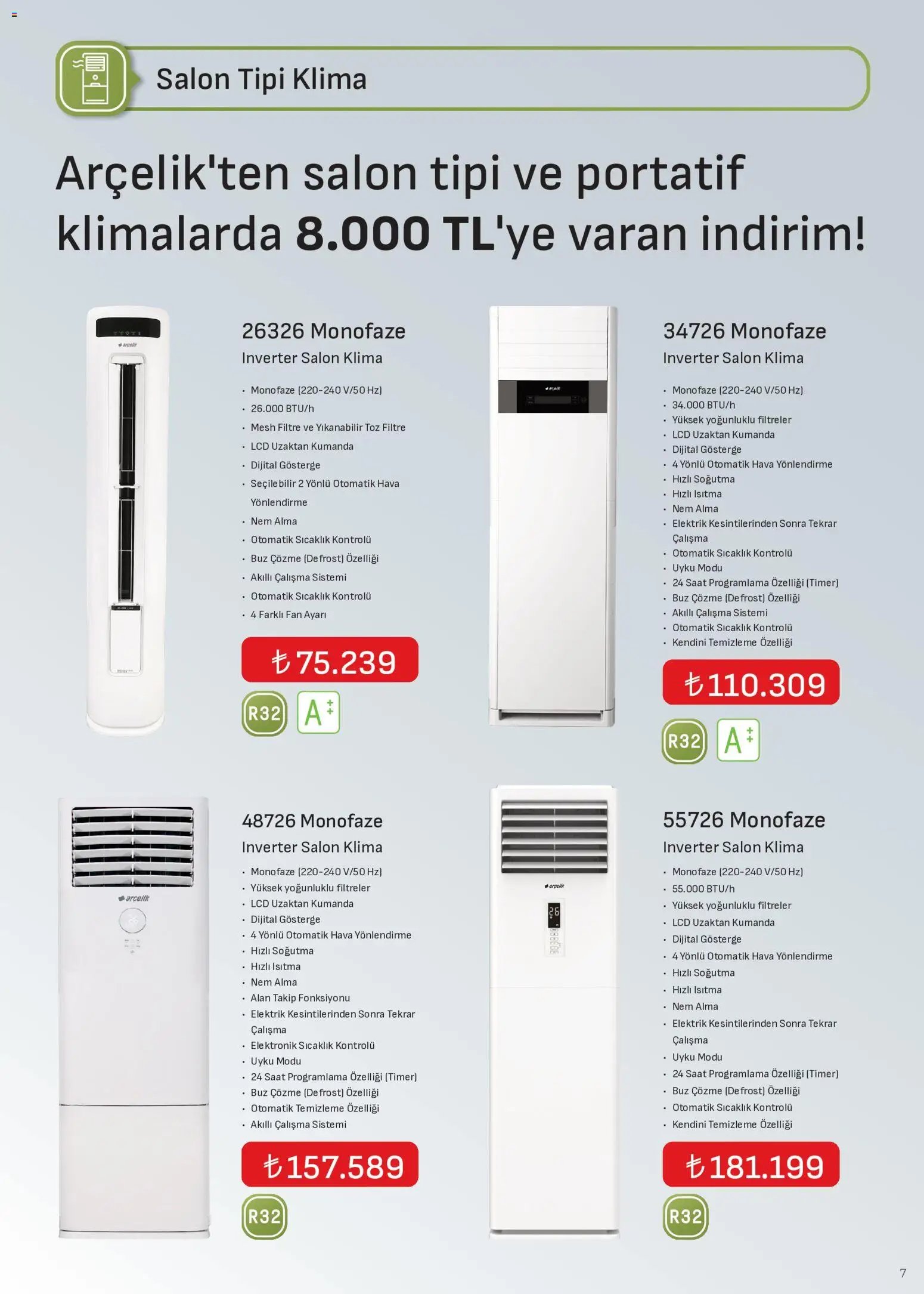 Arçelik - İklimlendirme Kataloğu