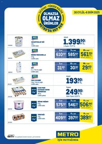 Metro Olmazsa Olmaz Ürünler