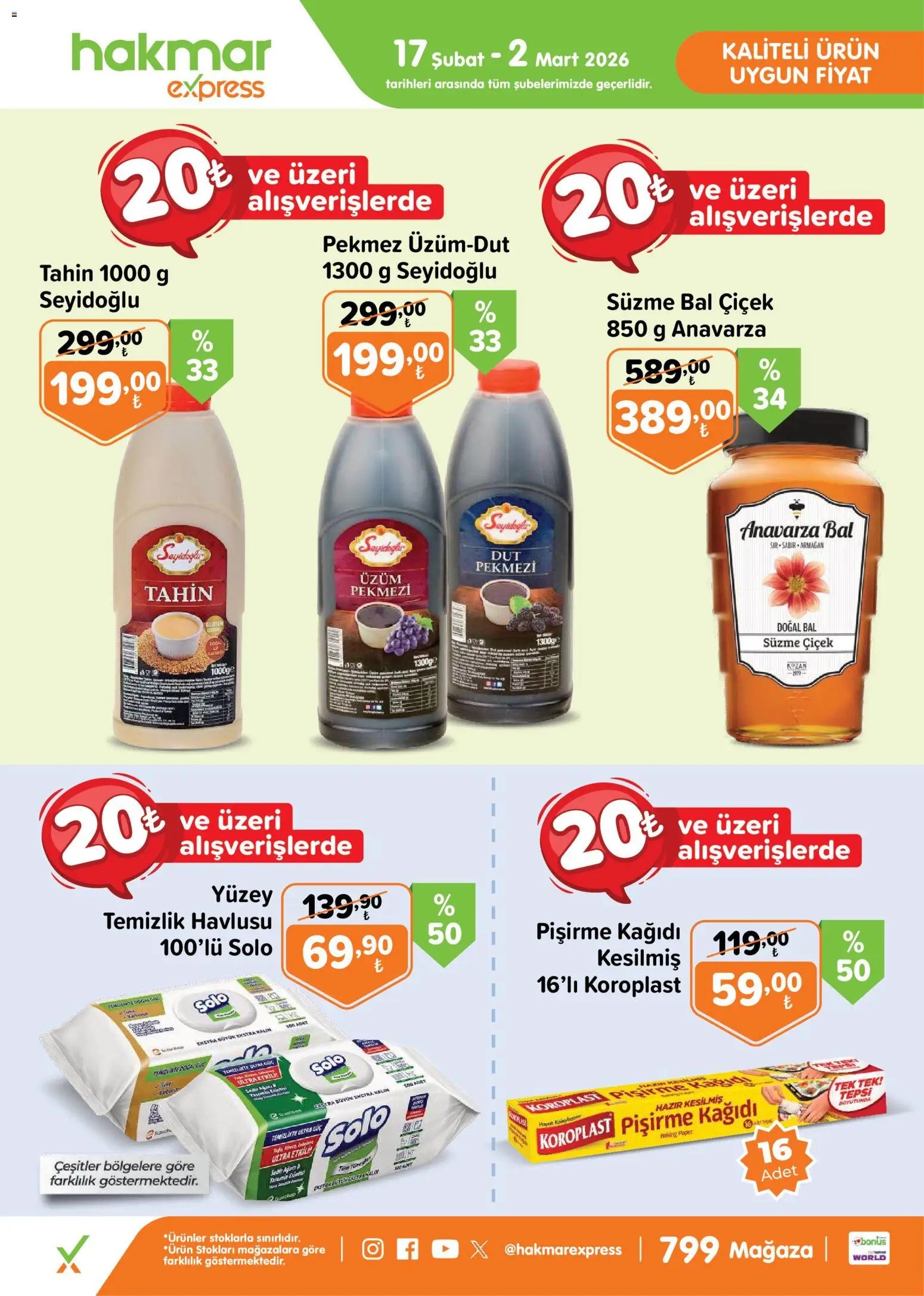 Hakmar Express Salı Aktüel Ürünler