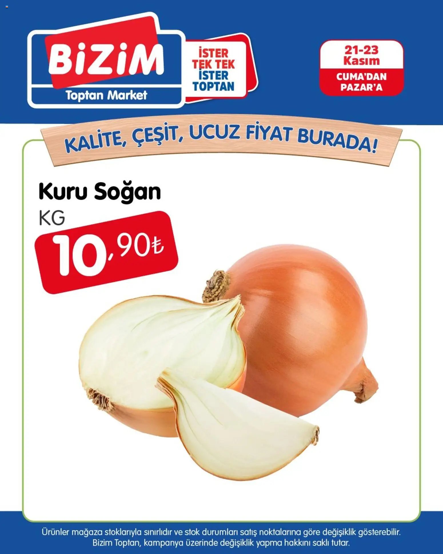 Bizim Toptan Meyve Sebze
