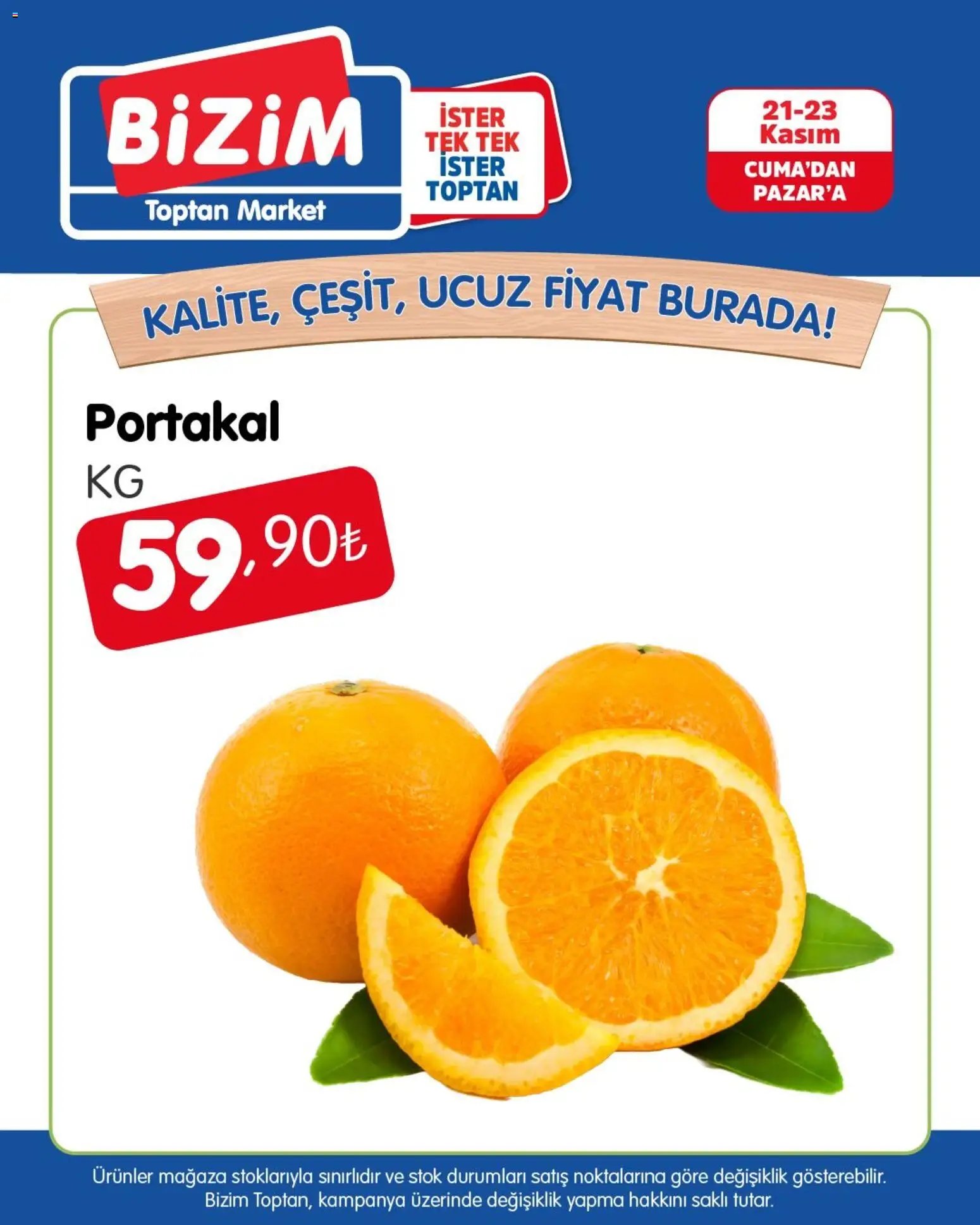 Bizim Toptan Meyve Sebze