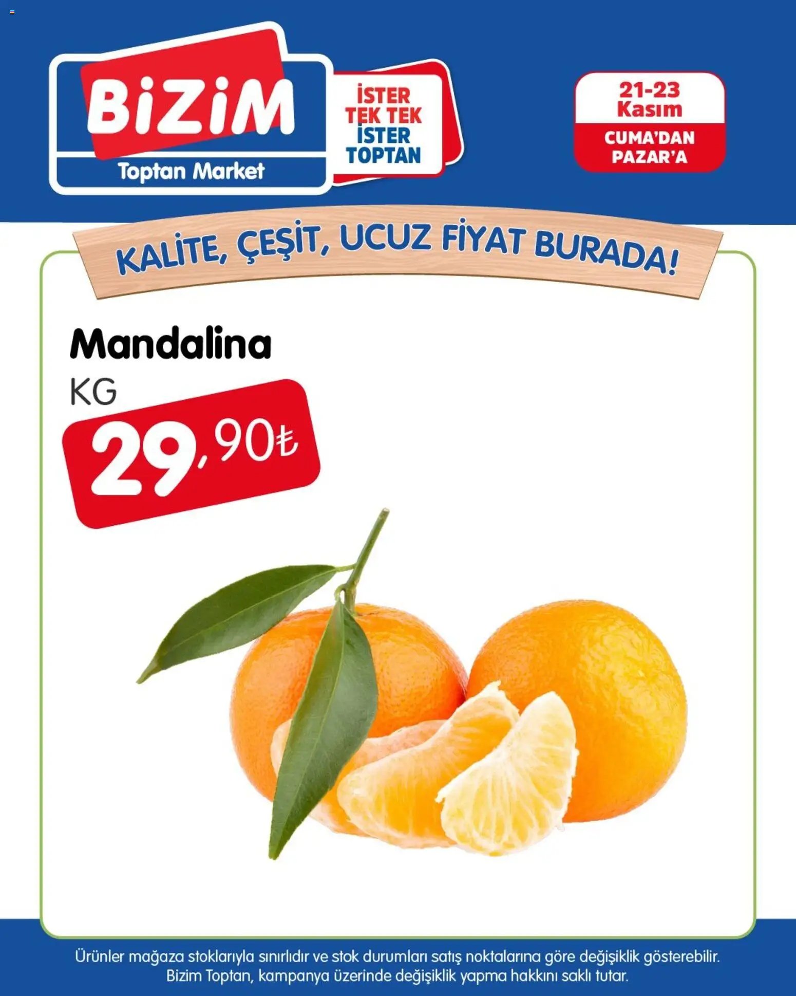 Bizim Toptan Meyve Sebze