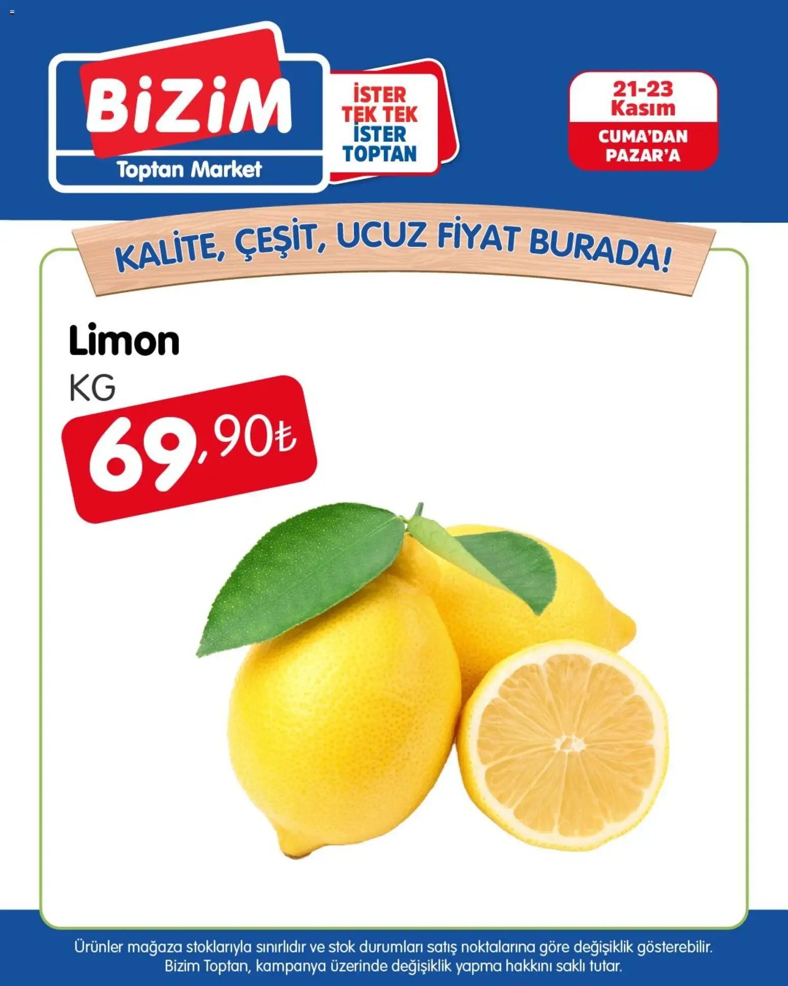 Bizim Toptan Meyve Sebze