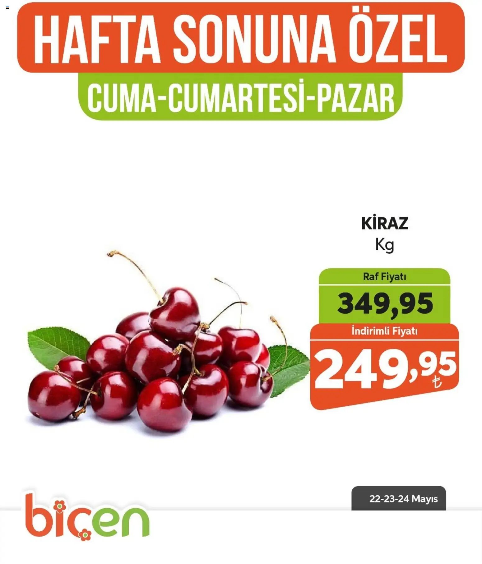 Biçen Market - Hafta Sonuna Özel - Meyve İndirimi