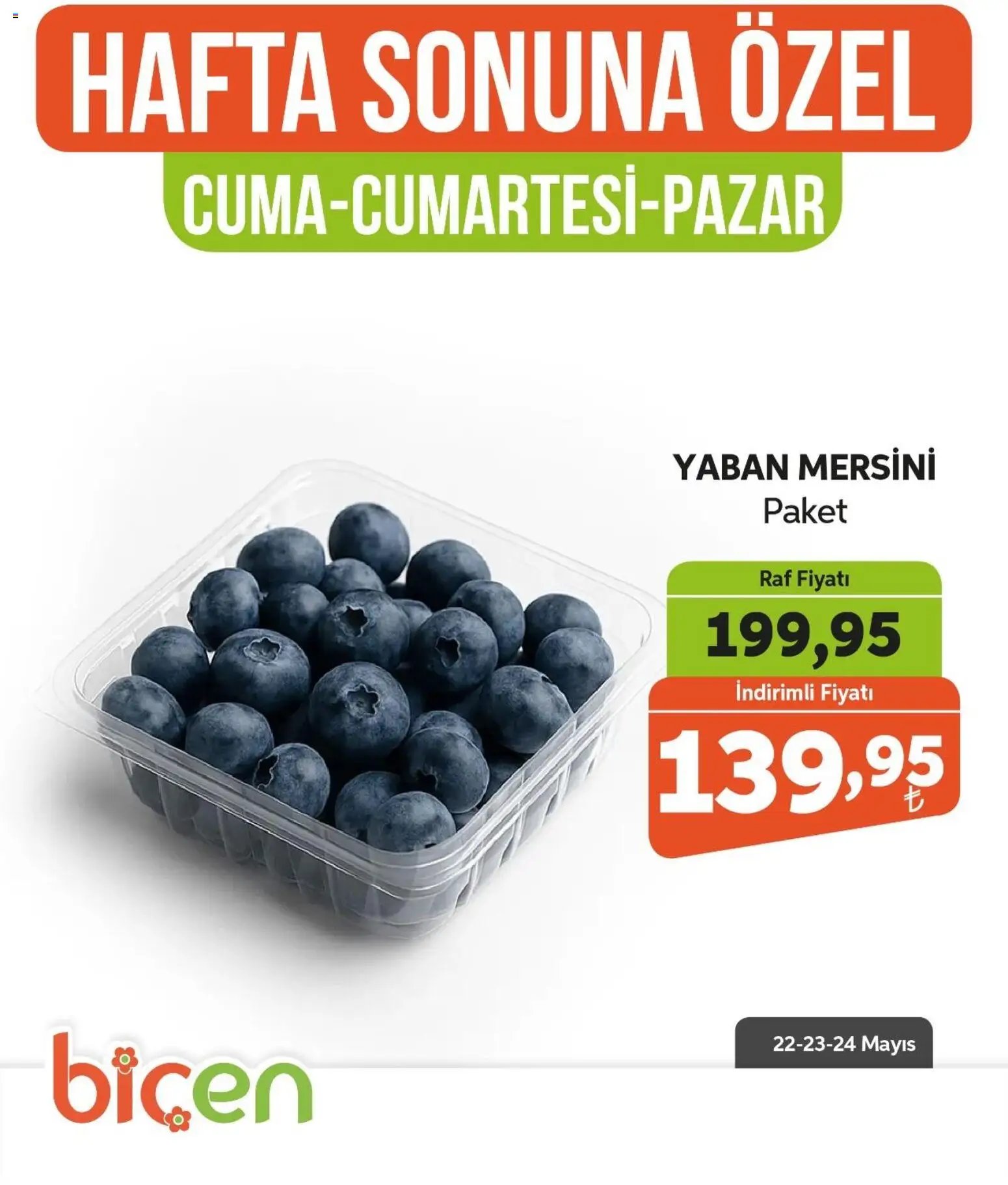Biçen Market - Hafta Sonuna Özel - Meyve İndirimi