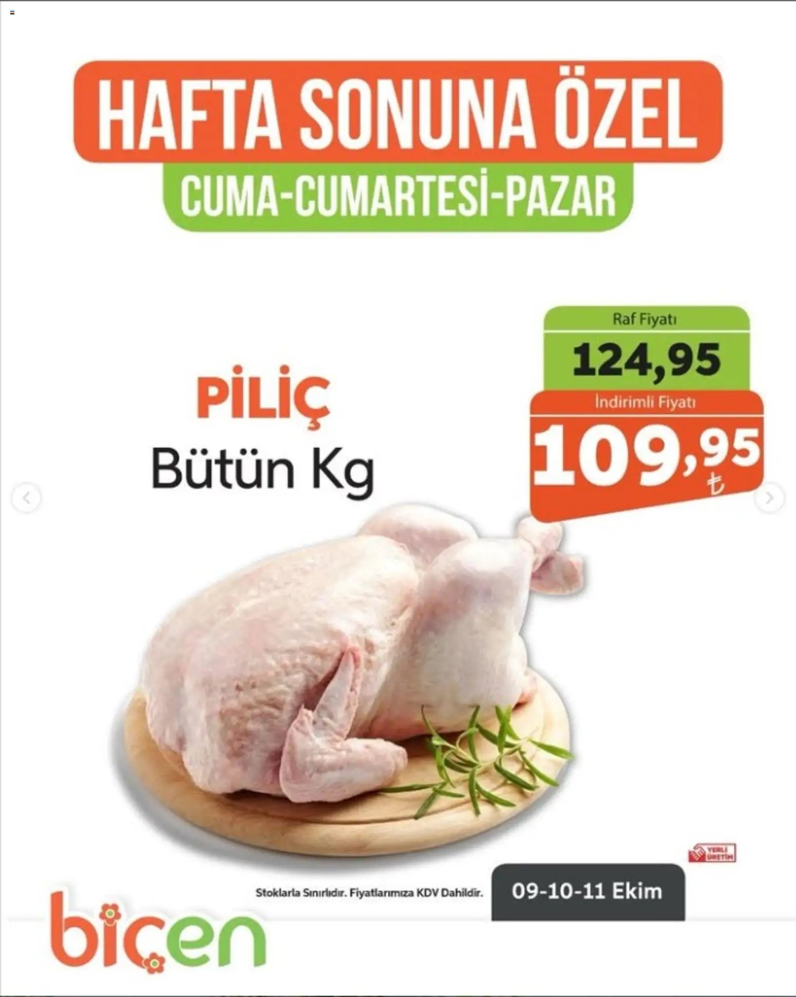 Biçen Market - Hafta Sonuna Özel