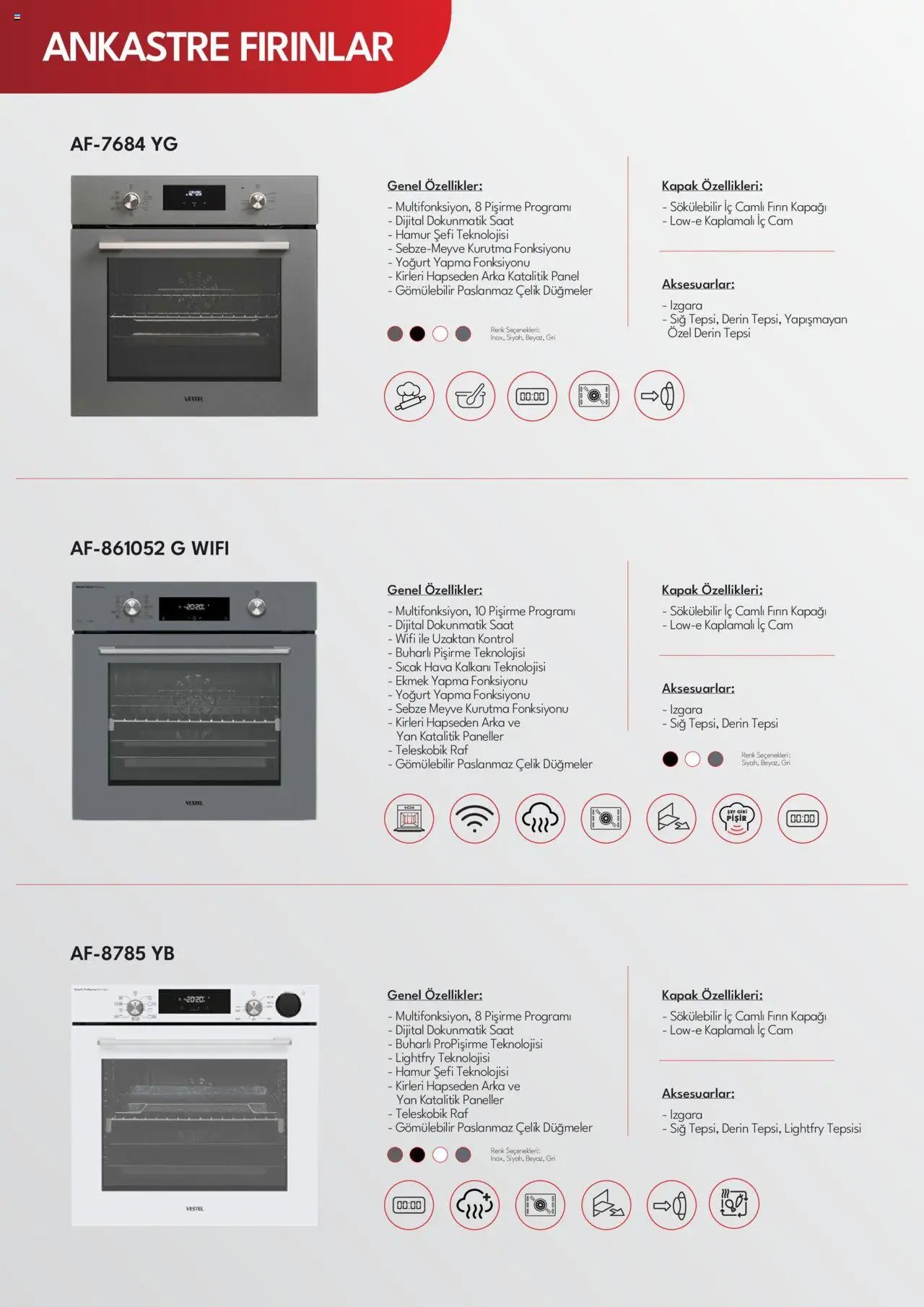 Vestel Ankastre Katalog