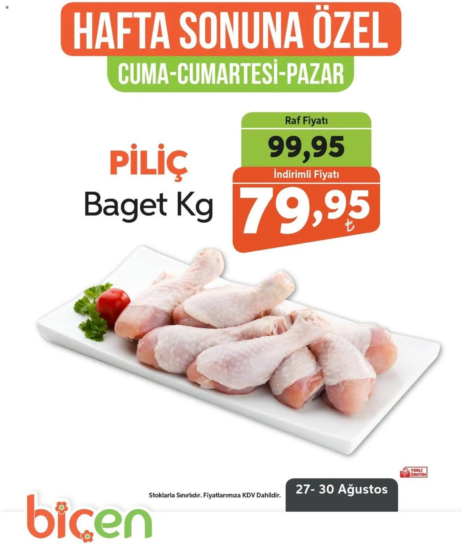 Biçen Market - Hafta Sonuna Özel - Piliç