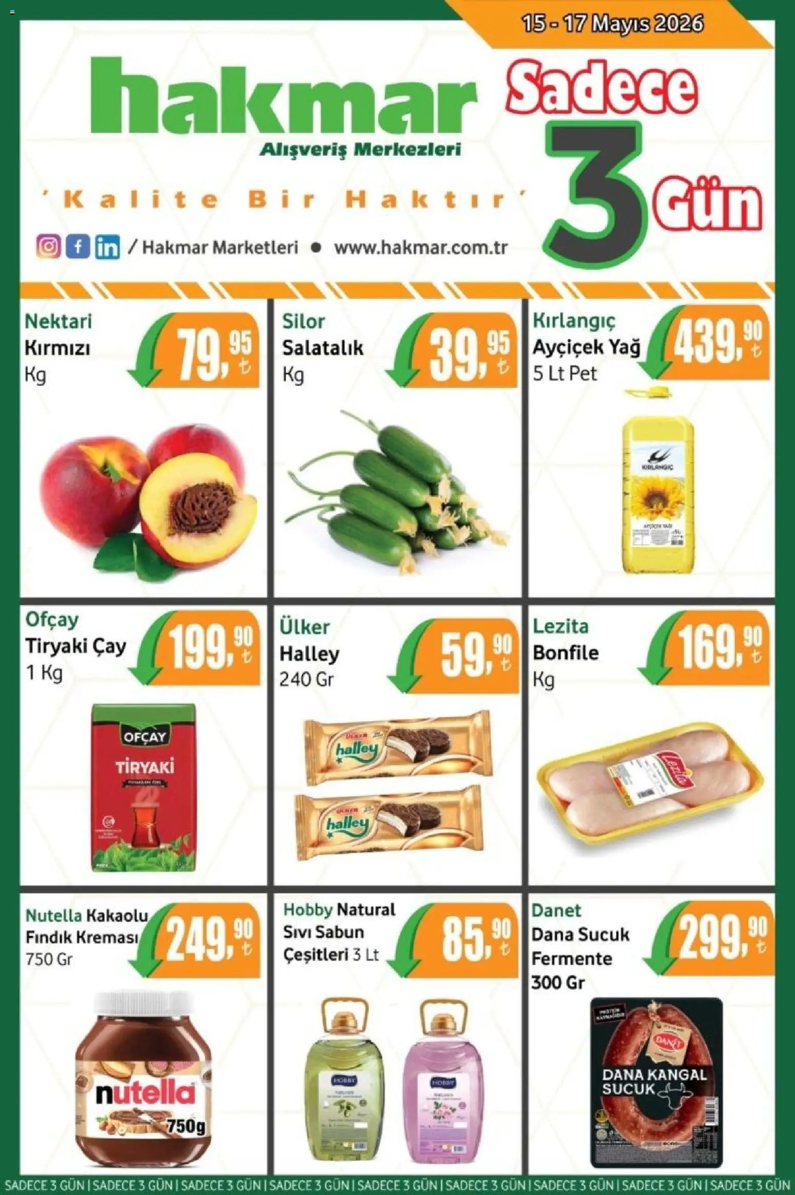 Hakmar - Katalog Sadece 3 Gün
