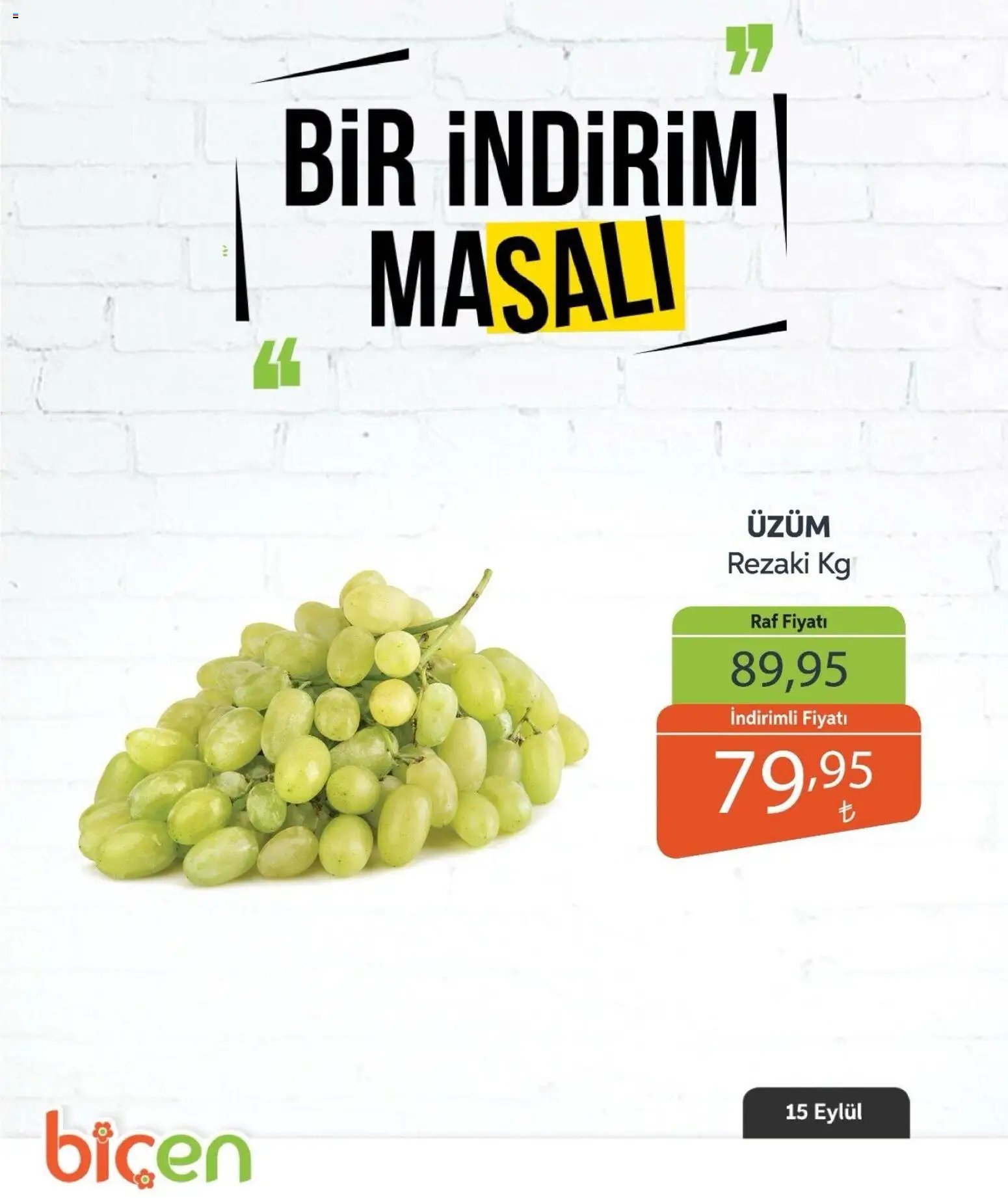 Biçen Market - Bir İndirim MaSalı - meyve